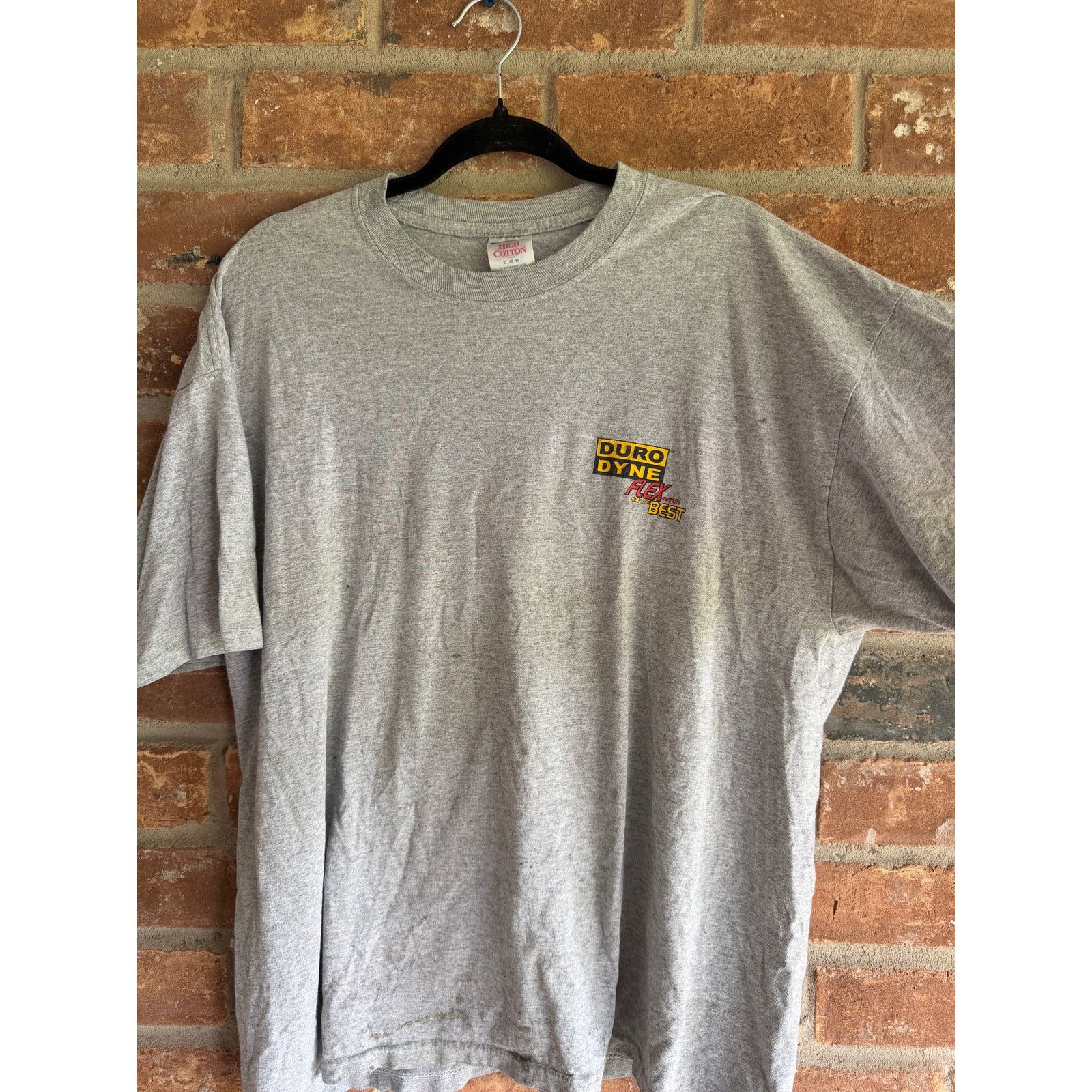 Jerzees Vintage Duro Dyne HVAC Graphic Tee XL Gray Work Shirt Size US XL / EU 56 / 4 - 4 Thumbnail
