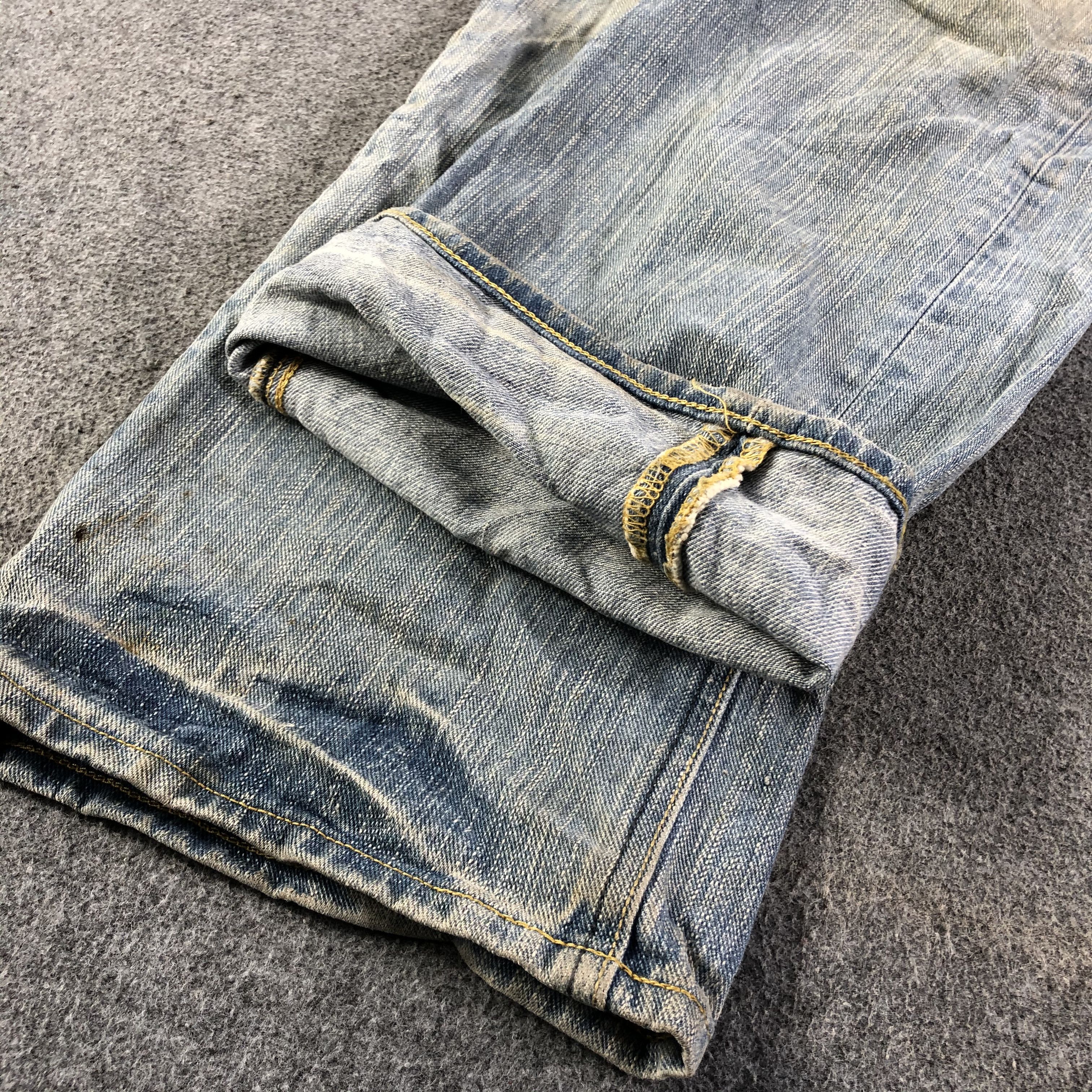 Lee Vintage Blue Wash Lee Jeans-J2928 Size US 35 - 7 Thumbnail