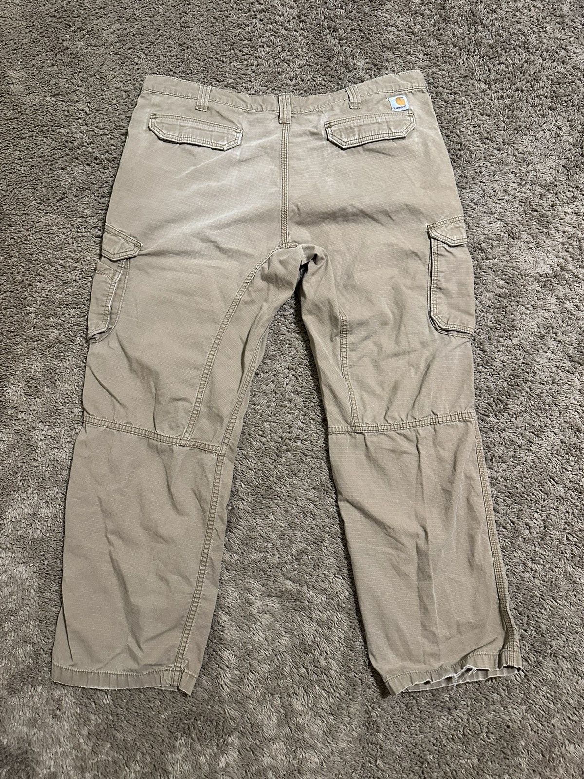 Carhartt Vintage Carhartt Cargo “big tan” pants 00s size 42x32 Size US 42 / EU 58 - 6 Thumbnail