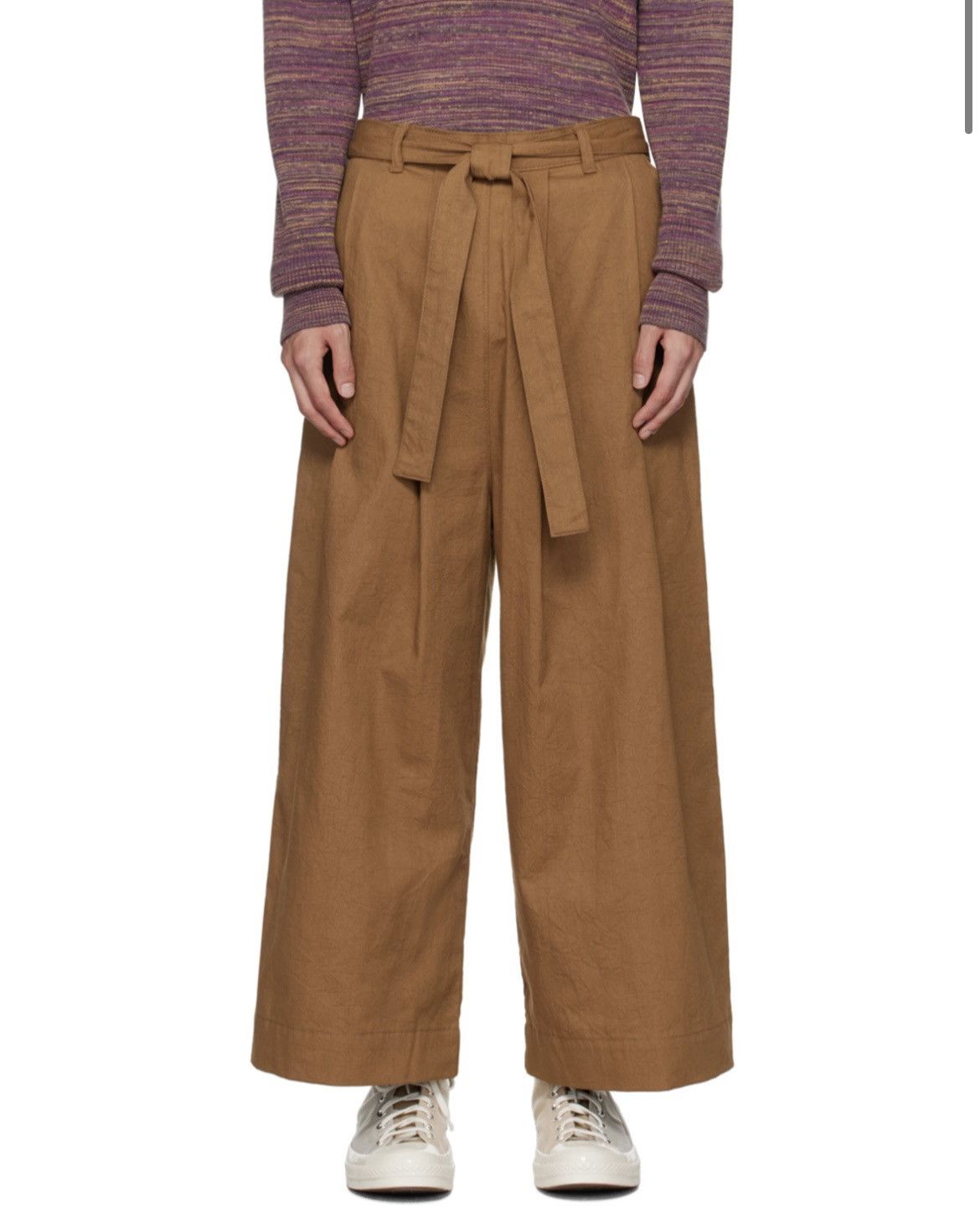 image of Naked Famous Naked & Famous Denim Ssense Exclusive Brown Trousers, Men's (Size 33)