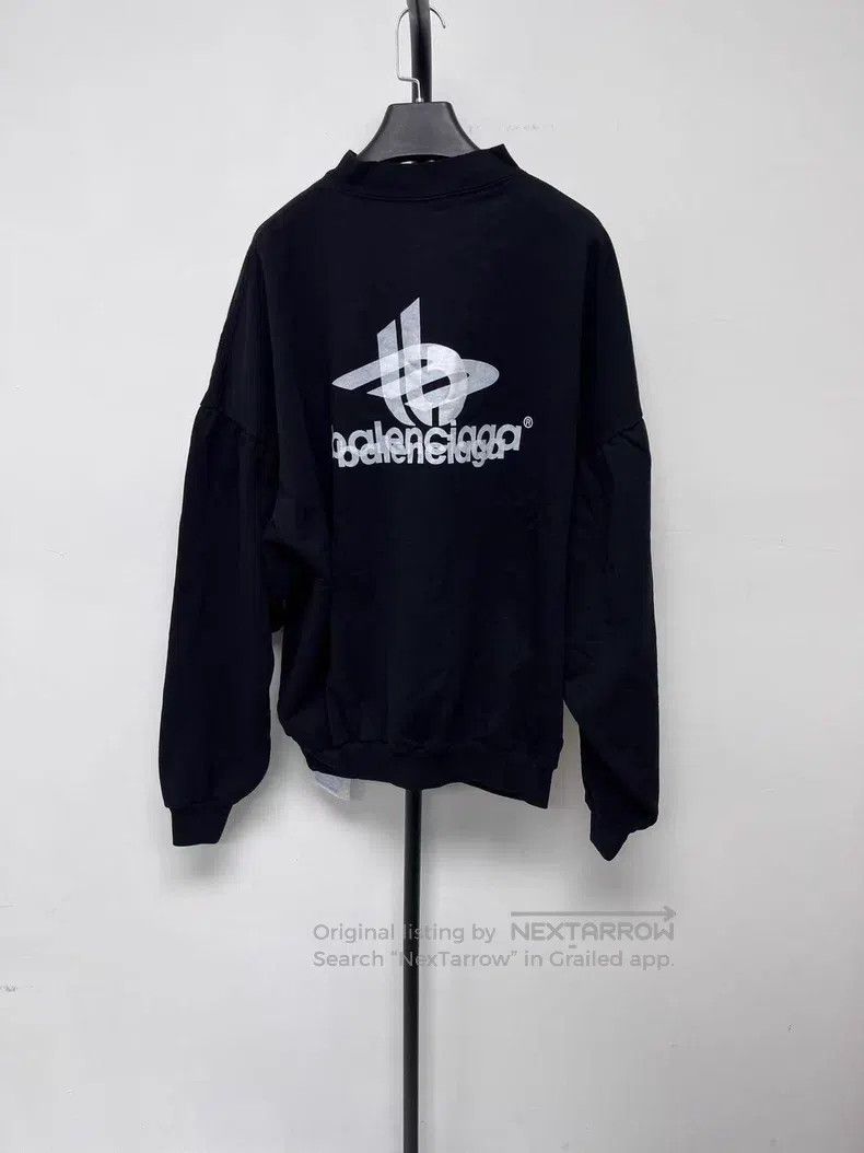 Balenciaga Balenciaga Letter Printed Casual Pullover Long Sleeve Swea Size US S / EU 44-46 / 1 - 2 Thumbnail