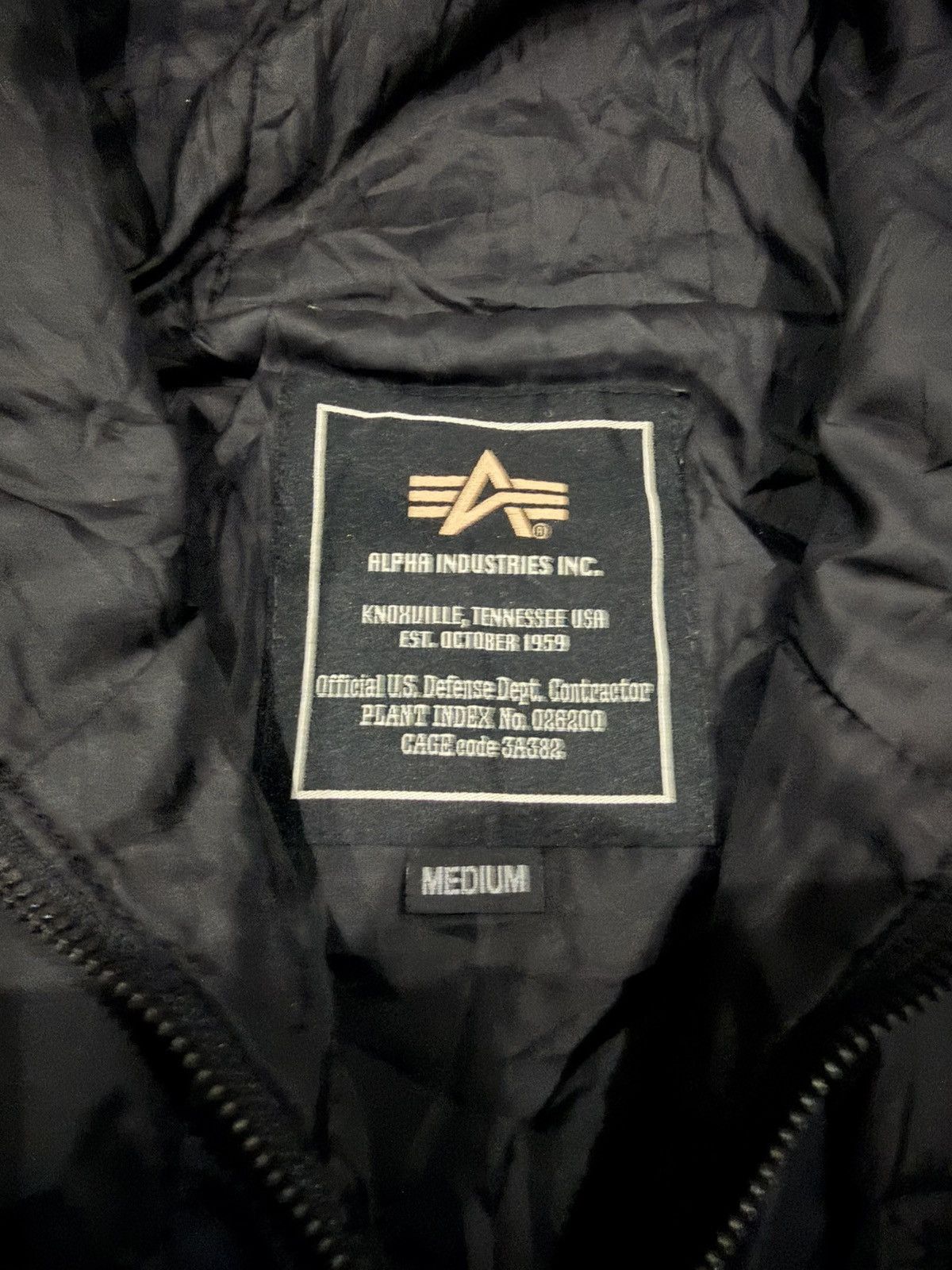 Alpha Industries Alpha Industries Nylon Onion Quilt Hooded Jacket #20165 Size US M / EU 48-50 / 2 - 3 Thumbnail