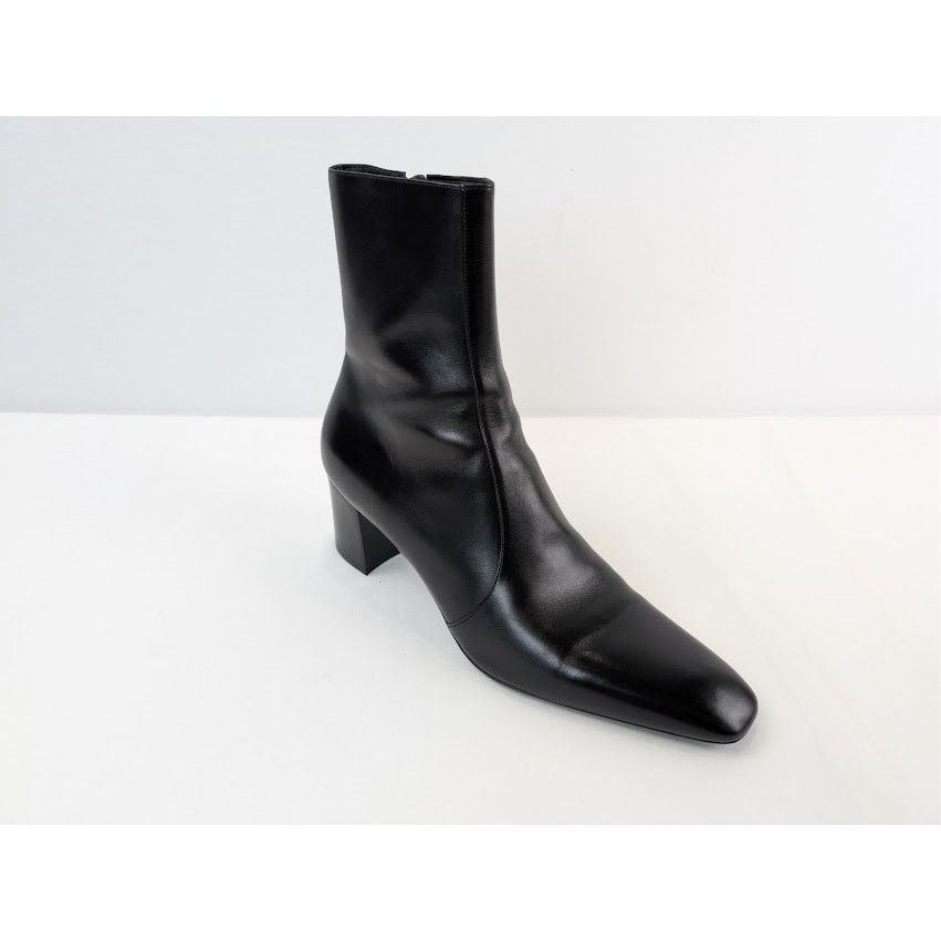 Saint Laurent Paris o1rshd1 XIV 70 Zipped Boot in Nero Size US 10 / EU 43 - 3 Thumbnail