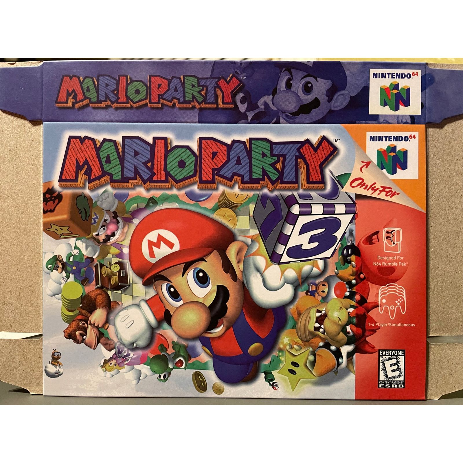 Other Nintendo 64 N64 Mario Party Repro Box Cardboard Sleeve N64 Size ONE SIZE - 1 Thumbnail