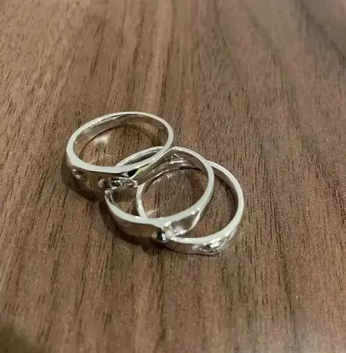 Other Face Finger Rings Silver Face Anatomy Human Head Jewelry Art Size ONE SIZE - 4 Thumbnail