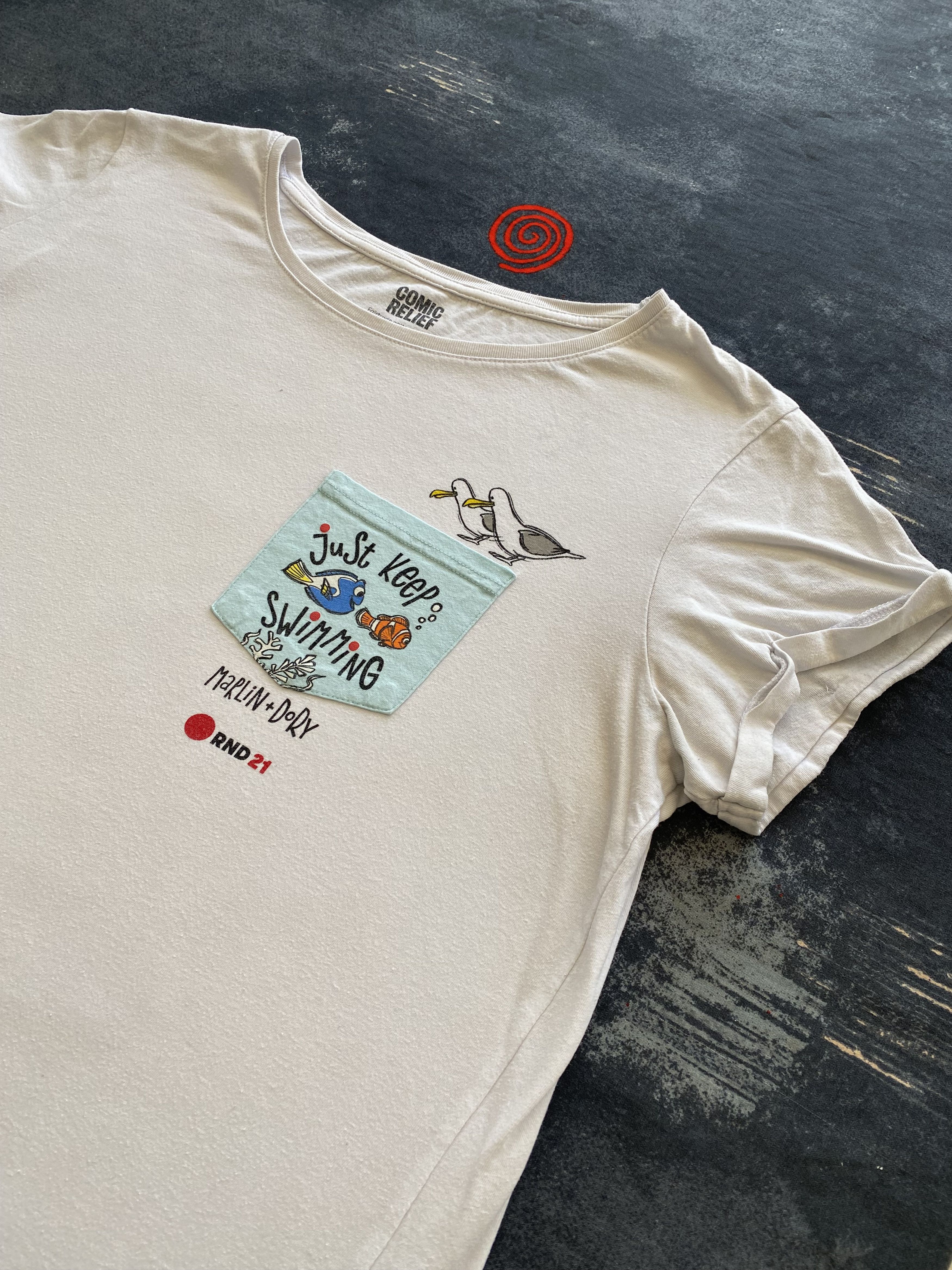 Cartoon Network Comic Relief Finding Nemo Vintage Cartoon T-shirt Size L / US 10 / IT 46 - 19 Thumbnail