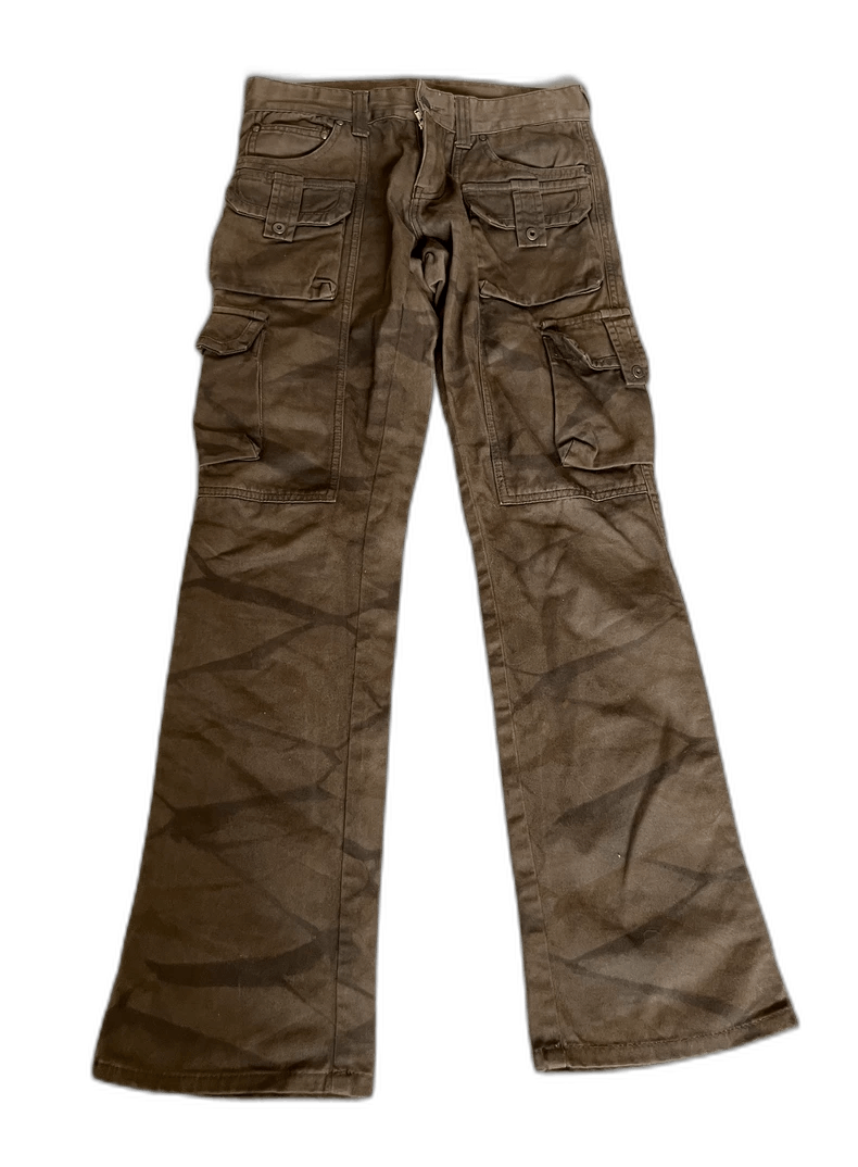 Yohji Yamamoto Vintage Camo Cargo Pants with Pockets Size 24" / US 00 / IT 34 - 1 Thumbnail