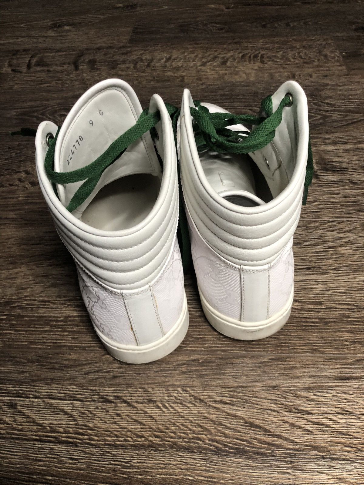 Gucci Gucci High Top in White Size US 10.5 / EU 43-44 - 3 Thumbnail