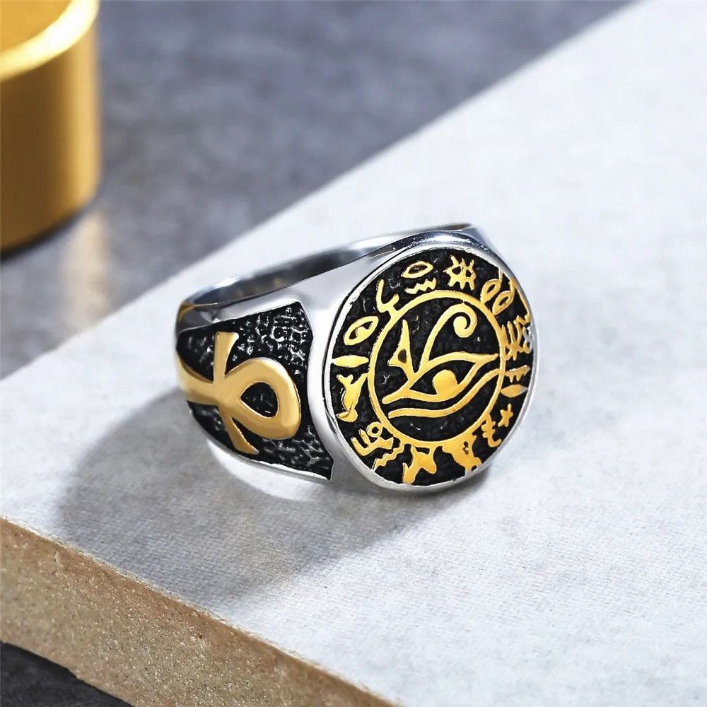 Other Egyptian Eye Ring Size ONE SIZE - 2 Thumbnail