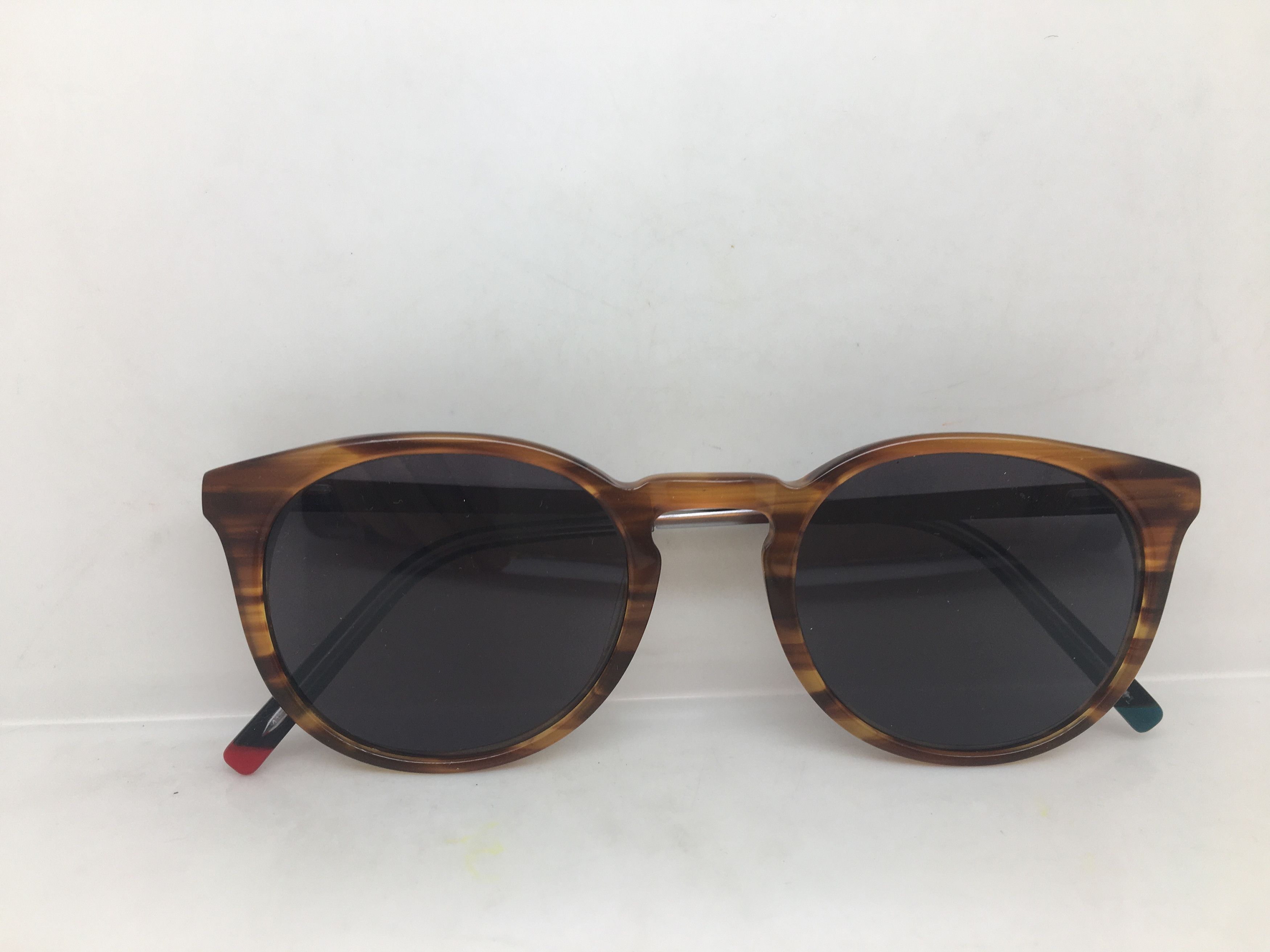 Other Handmade Brown Acetate ARTSTOCRST Keyhole Sunglasses Size ONE SIZE - 5 Thumbnail