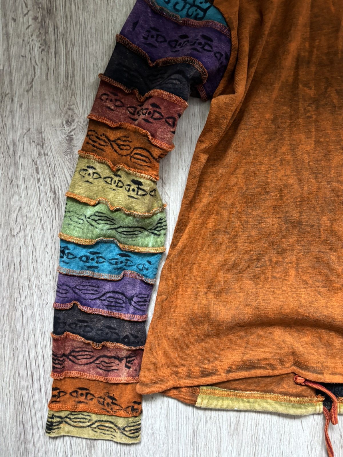 Other Ezhippie Nepal Cotton Patchwork Hoodie Festival Rainbow Size M / US 6-8 / IT 42-44 - 15 Thumbnail