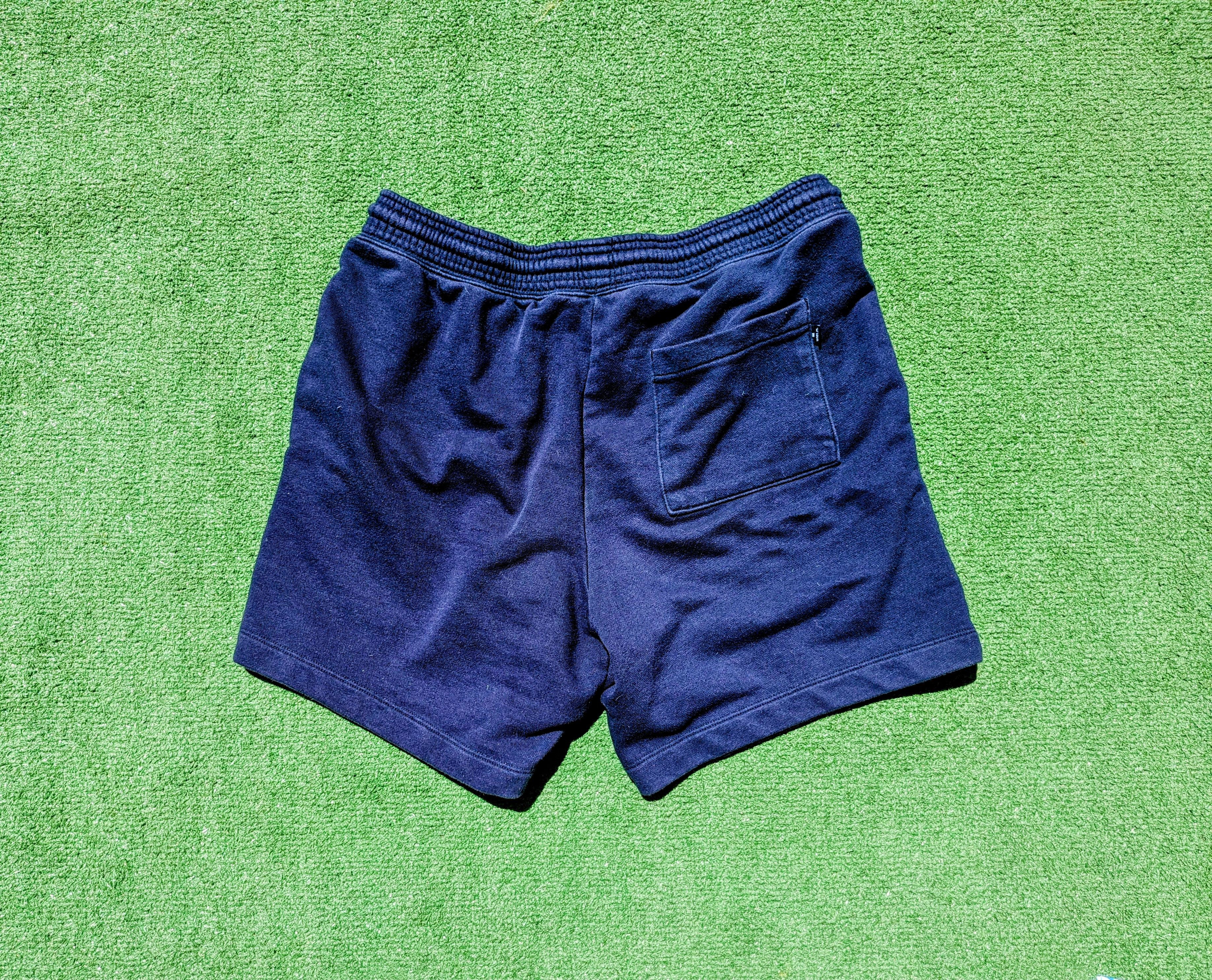 Gap GAP Heavyweight Navy Drawstring Cotton Pocket Shorts Size US 32 / EU 48 - 2 Thumbnail