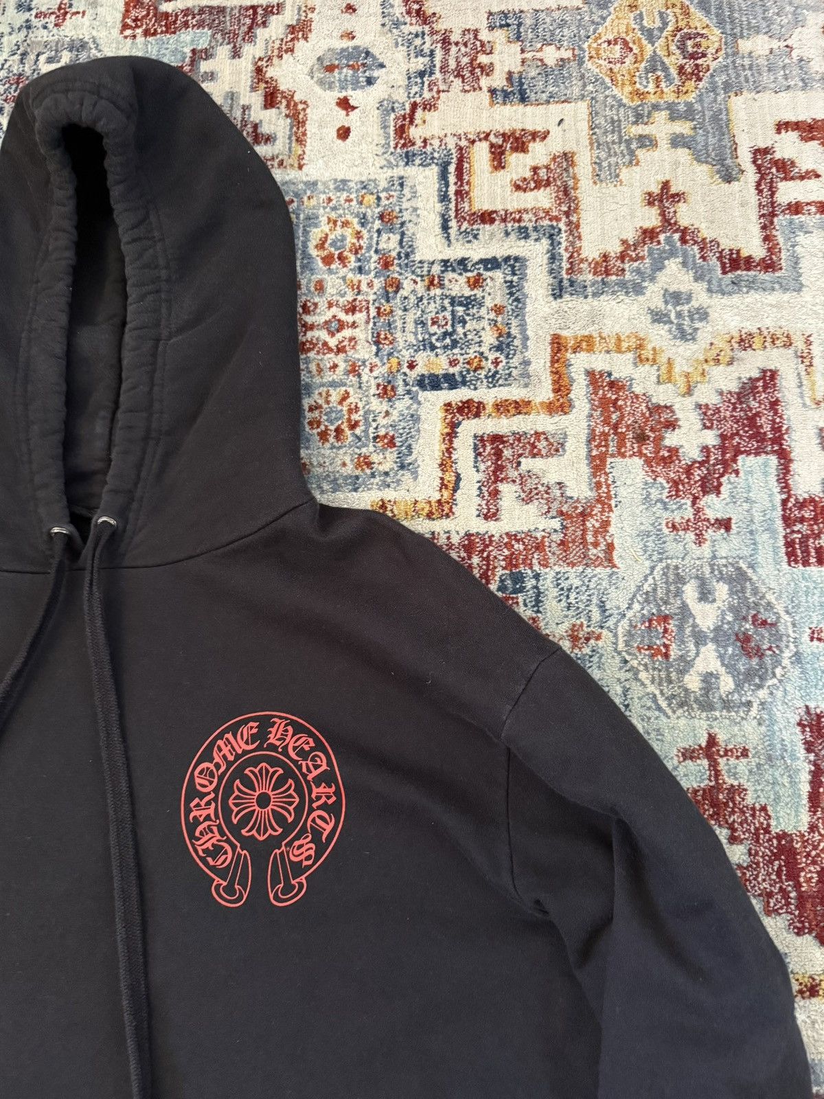 Chrome Hearts CHROME HEARTS Sleeve Logo Horseshoe Hoodie XL Size US XL / EU 56 / 4 - 3 Thumbnail