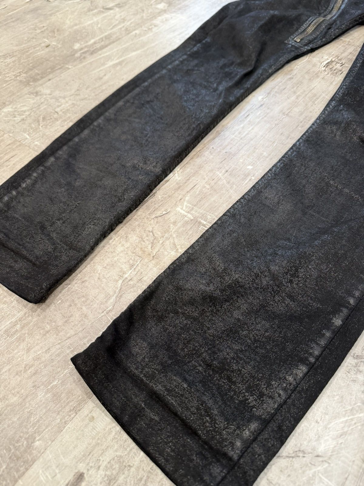 Rick Owens Olmar & Mirta Black Scrub Wax Aircut Size US 32 / EU 48 - 3 Thumbnail