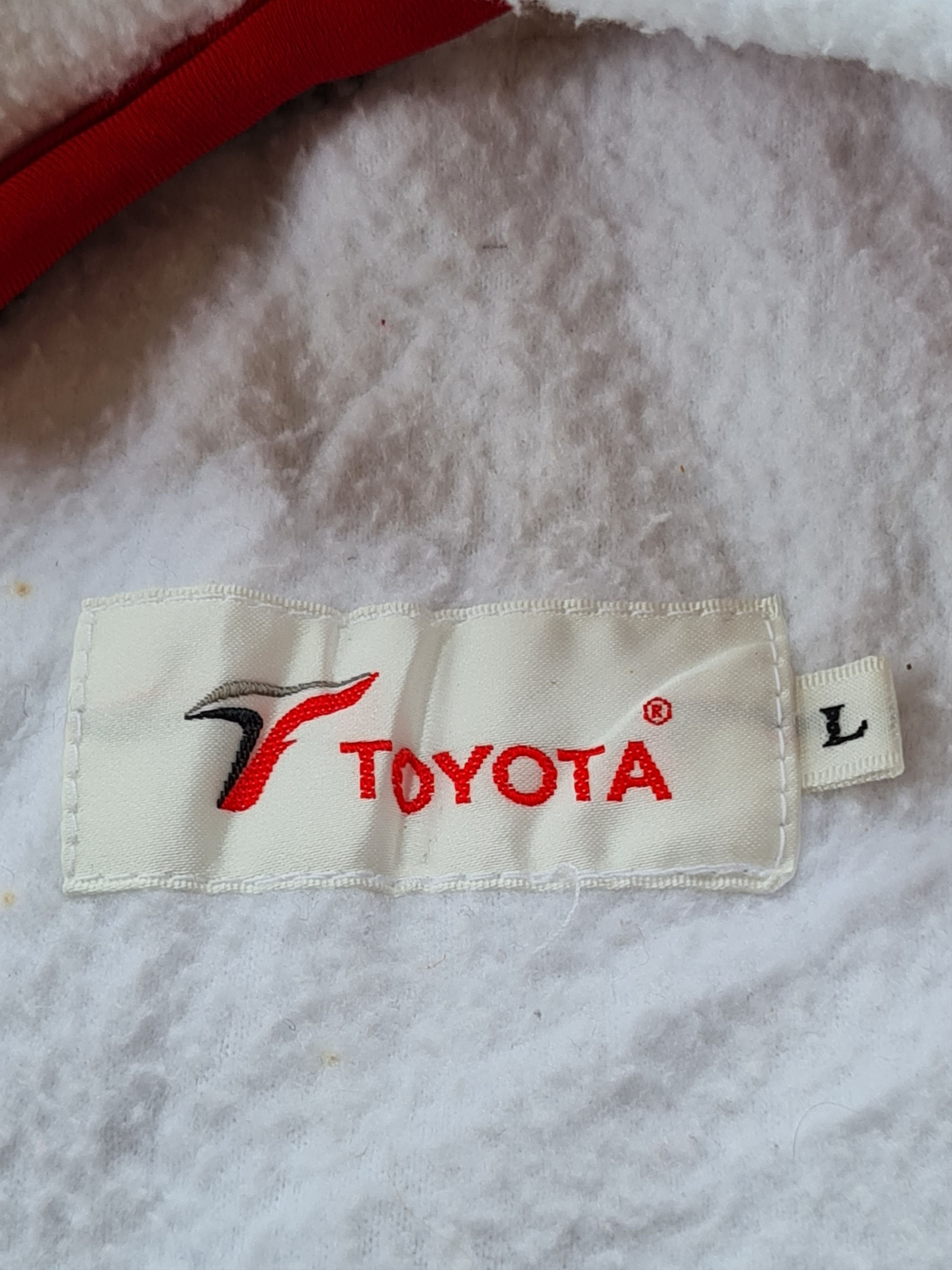 Japanese Brand × Vintage Vintage Toyota Fleece Jacket Zipper Size US L / EU 52-54 / 3 - 8 Thumbnail