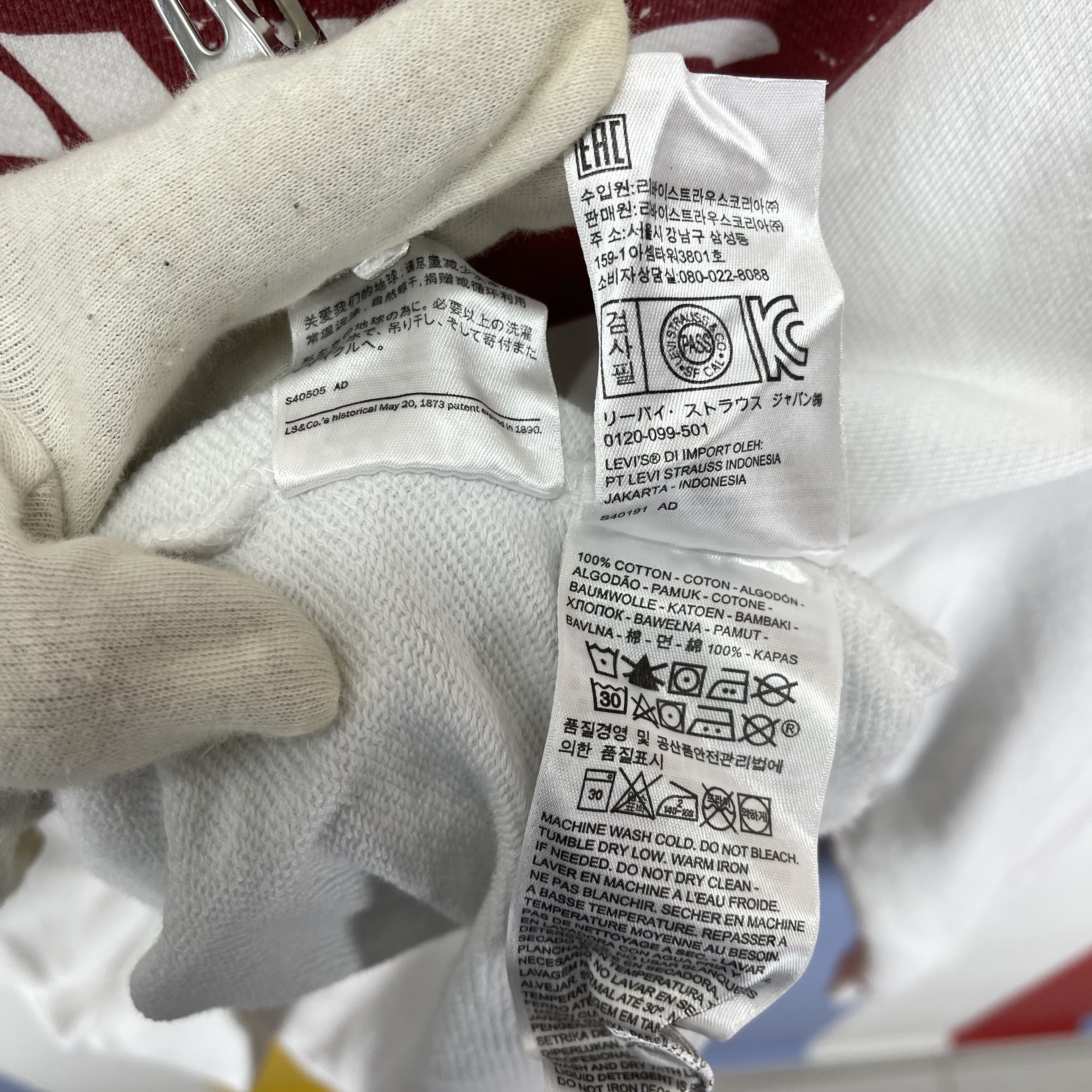 Levi's LEVIS Crew Neck Sweatshirt #1457/AY Size US L / EU 52-54 / 3 - 7 Thumbnail