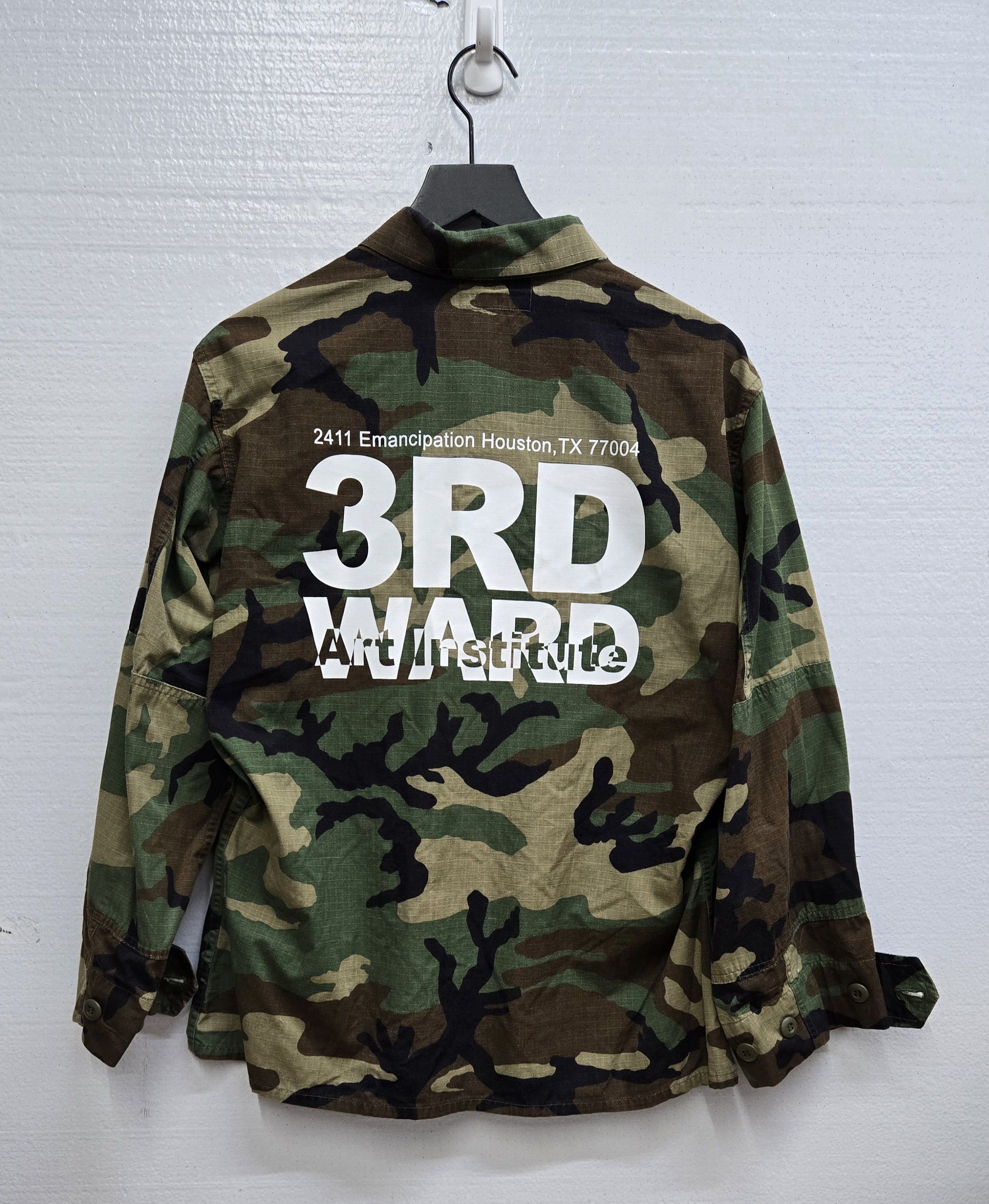 Vintage 3rd Ward Art Institute camo Jacket Size US M / EU 48-50 / 2 - 2 Thumbnail