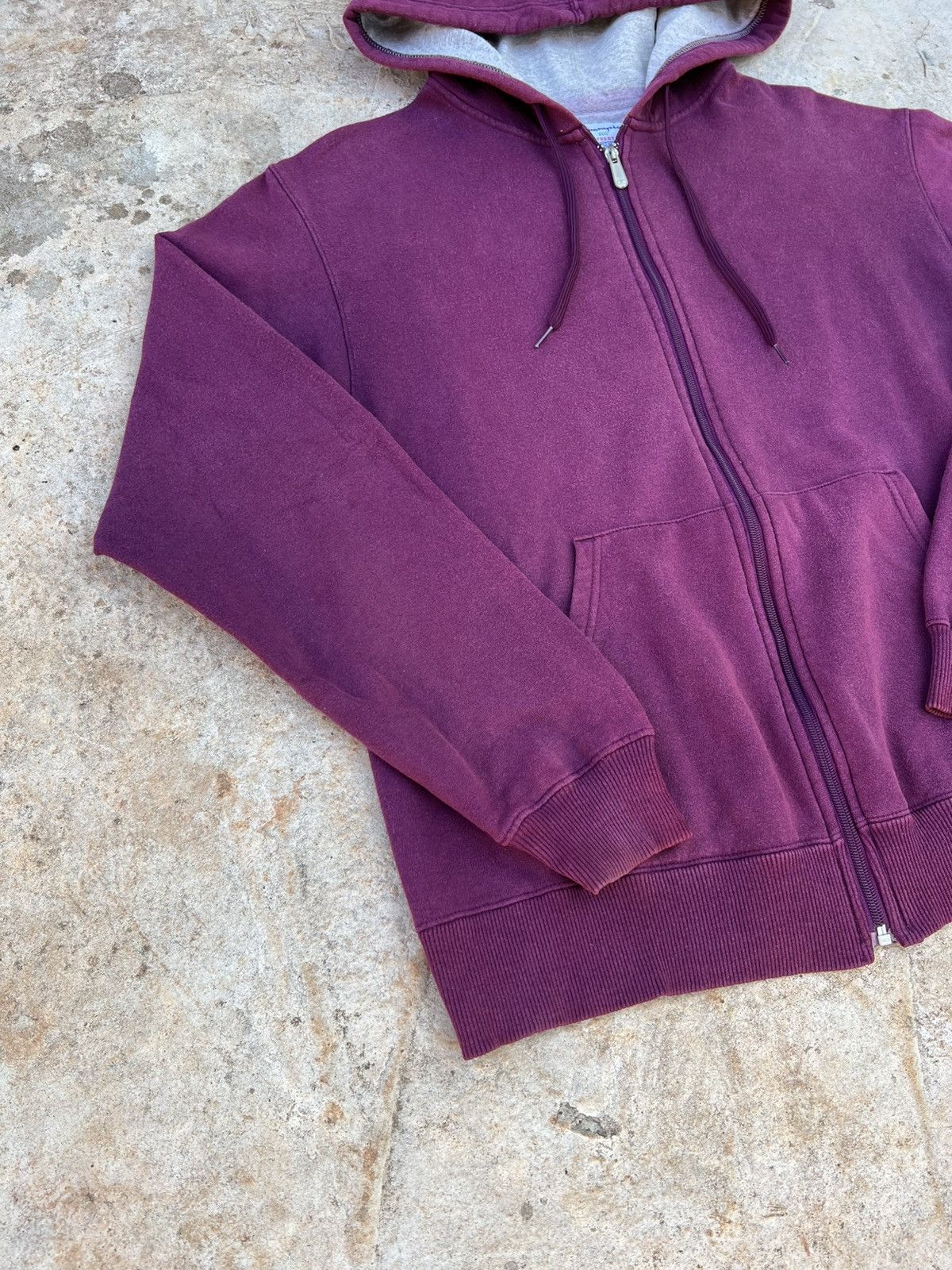 Champion Faded Champion Maroon Zipup Size US M / EU 48-50 / 2 - 5 Thumbnail