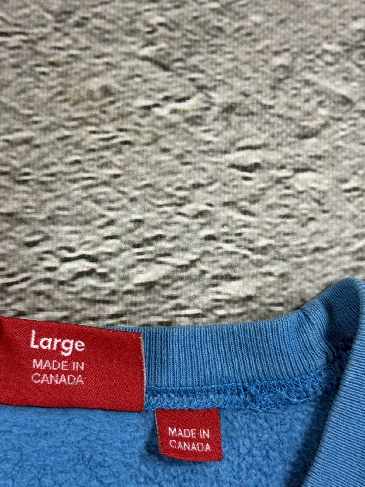 Supreme Supreme box logo crewneck blue bogo FW18 Size US L / EU 52-54 / 3 - 4 Thumbnail