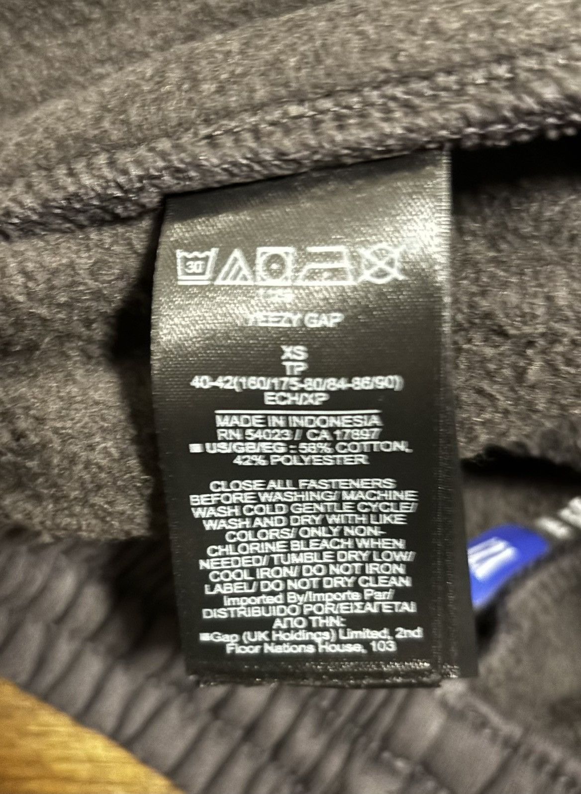 Balenciaga × Gap × Kanye West Yeezy Gap Black Joggers Size US 30 / EU 46 - 7 Thumbnail