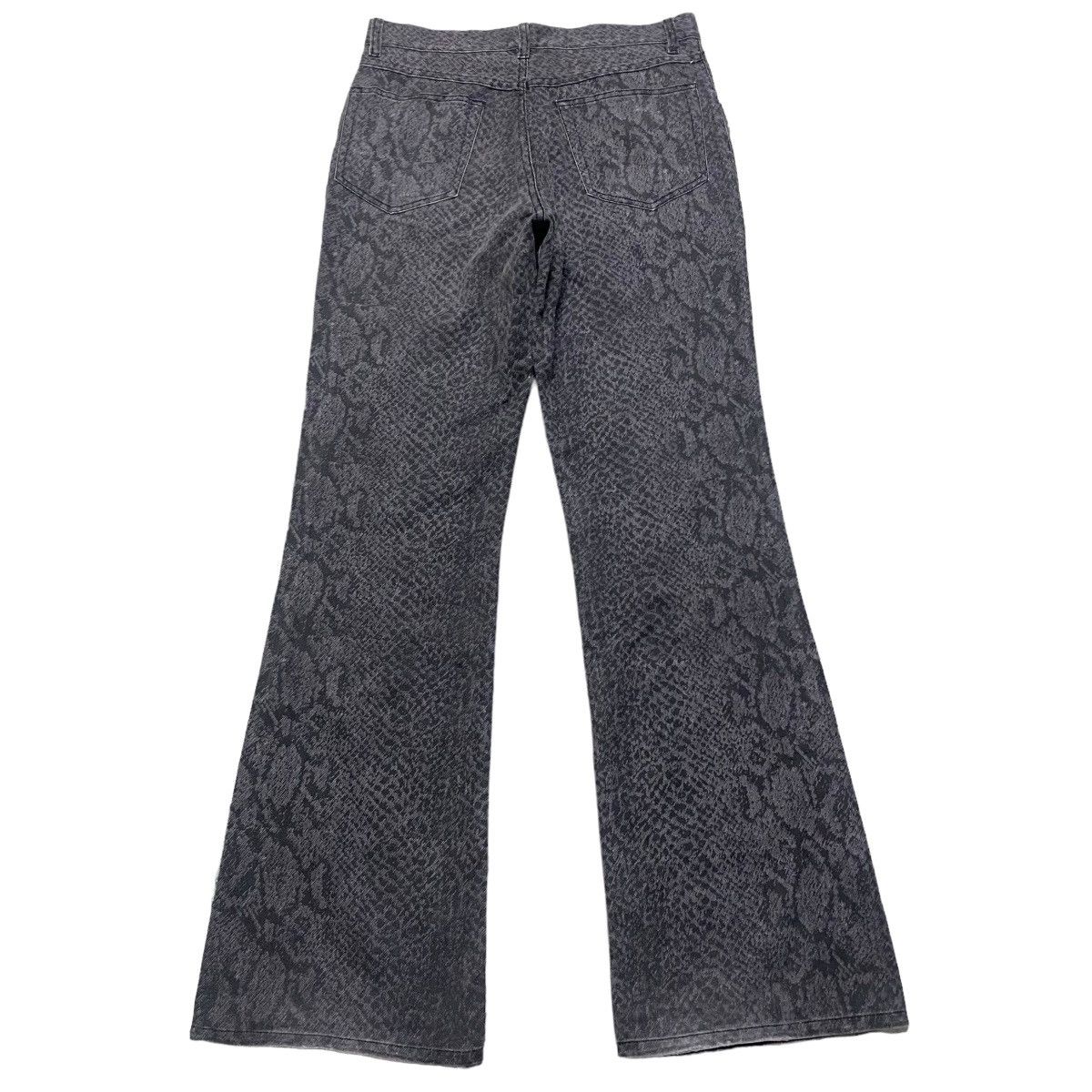 Japanese Brand Vintage Amore Pure Snake Skin Flare Jeans Size US 31 - 2 Thumbnail