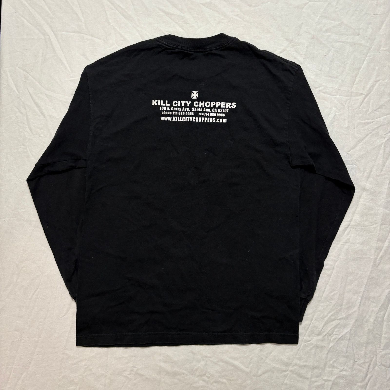 West Coast Choppers VTG Y2K West Coast Choppers Flame Hit Long Sleeve T-Shirt L Size US L / EU 52-54 / 3 - 3 Thumbnail