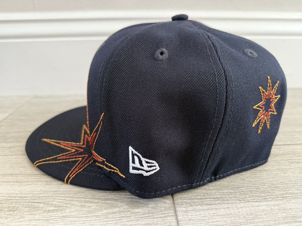 New Era Houston Astros New Era Solar Stars Black Grey Fitted 7 3/8 Size ONE SIZE - 4 Thumbnail
