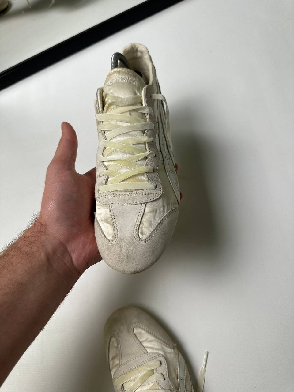 Onitsuka Tiger VNTG Japanese Suede Leather Asics Onitsuka Tiger Satin Silk Size US 7.5 / EU 40-41 - 9 Thumbnail