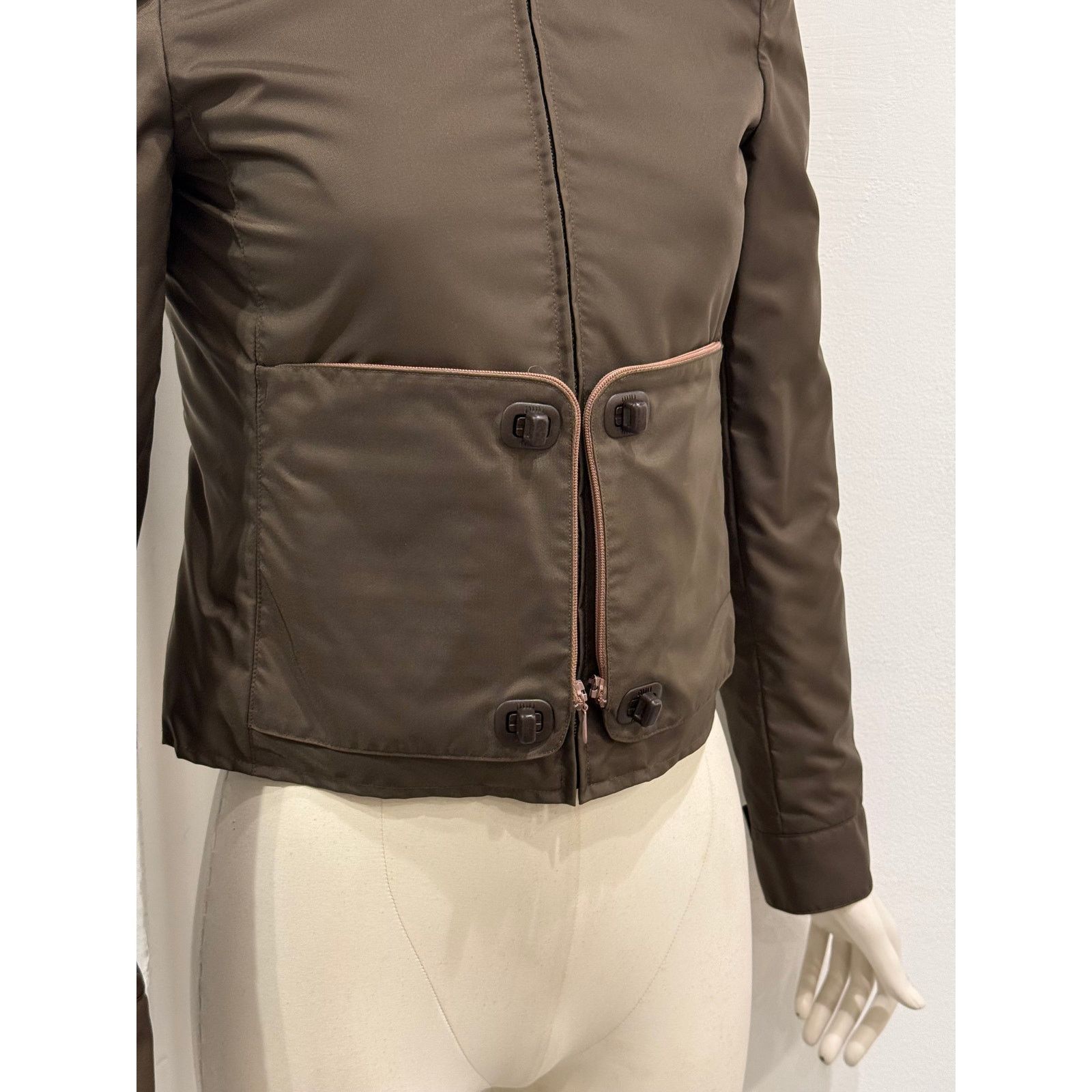 Miu Miu 1999 Miu Miu hidden pocket nylon jacket Size M / US 6-8 / IT 42-44 - 4 Thumbnail