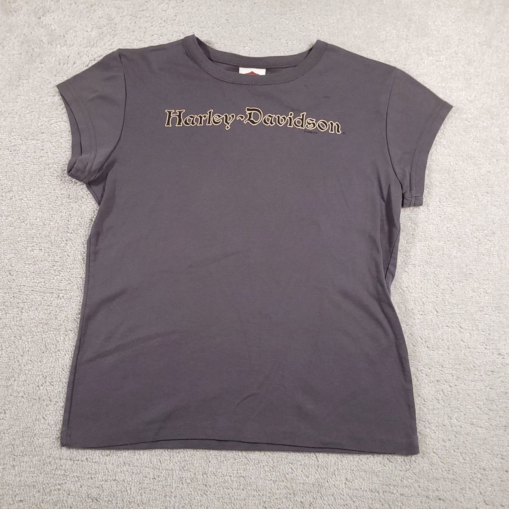 Harley Davidson VINTAGE Harley-Davidson Shirt Womens Large Gray Appleton Clarksville TN 2000s USA Size L / US 10 / IT 46 - 2 Thumbnail