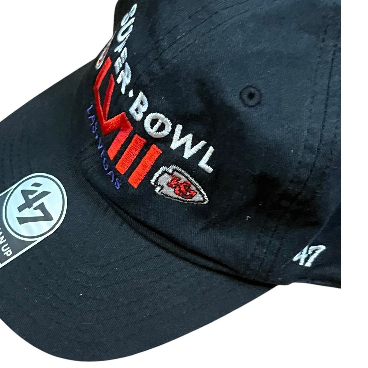 NFL 47 Super Bowl LVIII Las Vegas Clean Up Hat Cap NWT Size ONE SIZE - 9 Thumbnail