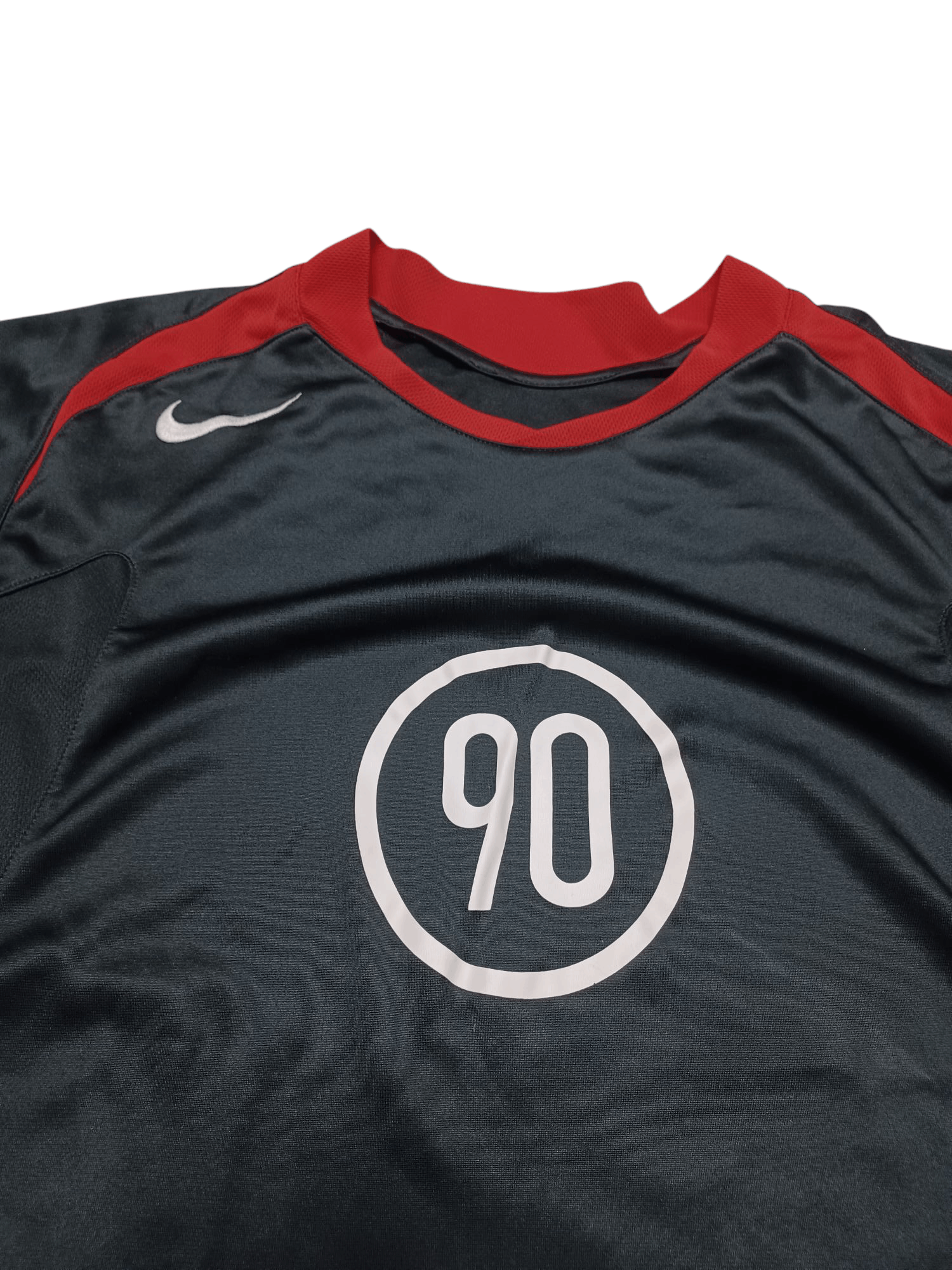 Nike NIKE TOTAL 90 VINTAGE BIGLOGO SOCCER FOOTBALL TEE Size US M / EU 48-50 / 2 - 2 Thumbnail