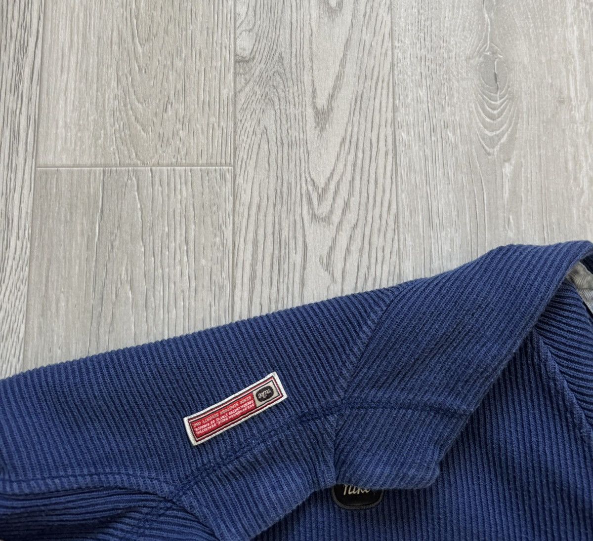 Nike × Vintage Vintage Nike Sweatshirt Corduroy 90s Size US XL / EU 56 / 4 - 4 Thumbnail