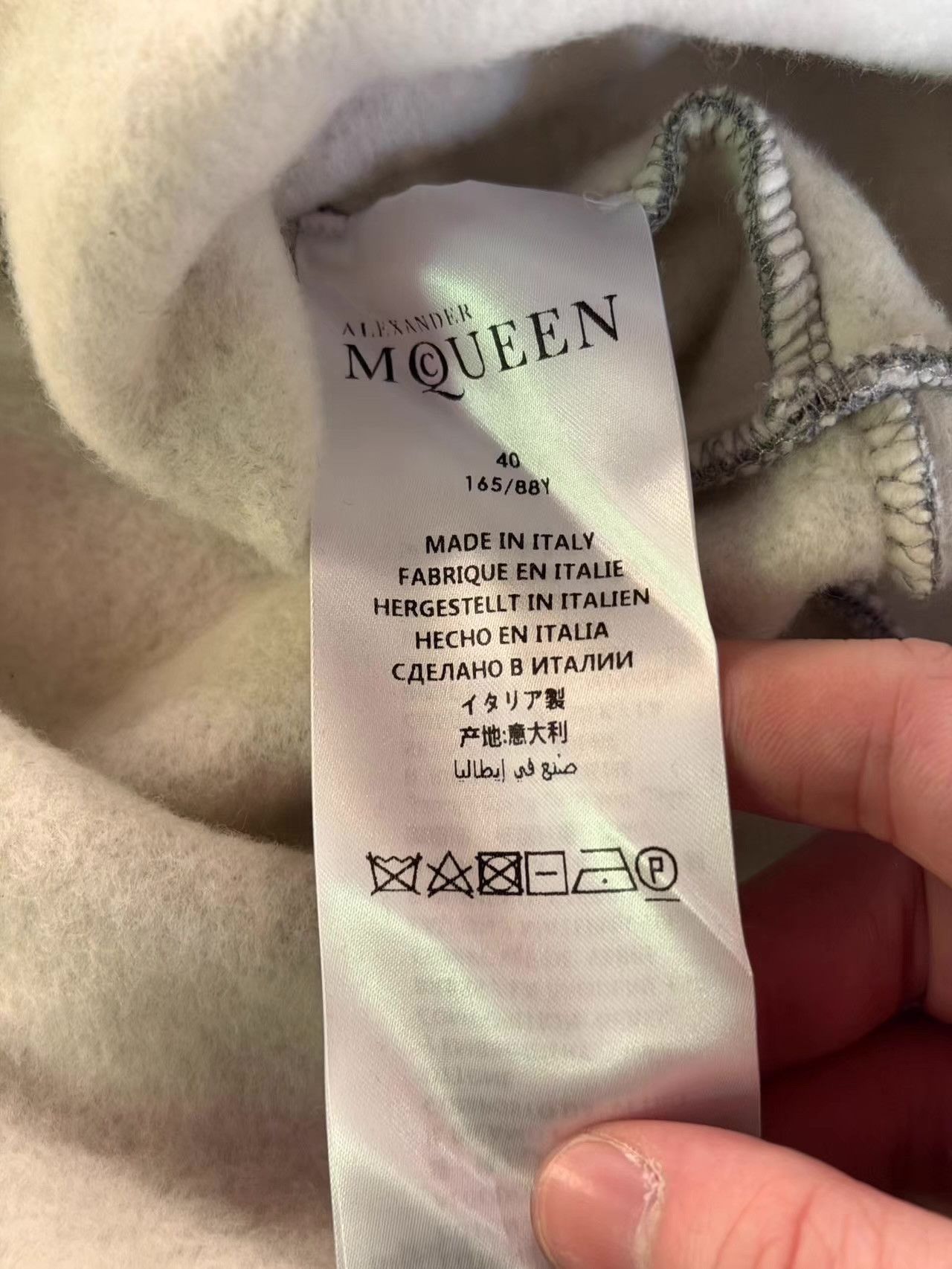 Alexander McQueen Alexander McQueen 17FW sweatshirt with hem detail, Ｑ25 Size S / US 4 / IT 40 - 4 Thumbnail