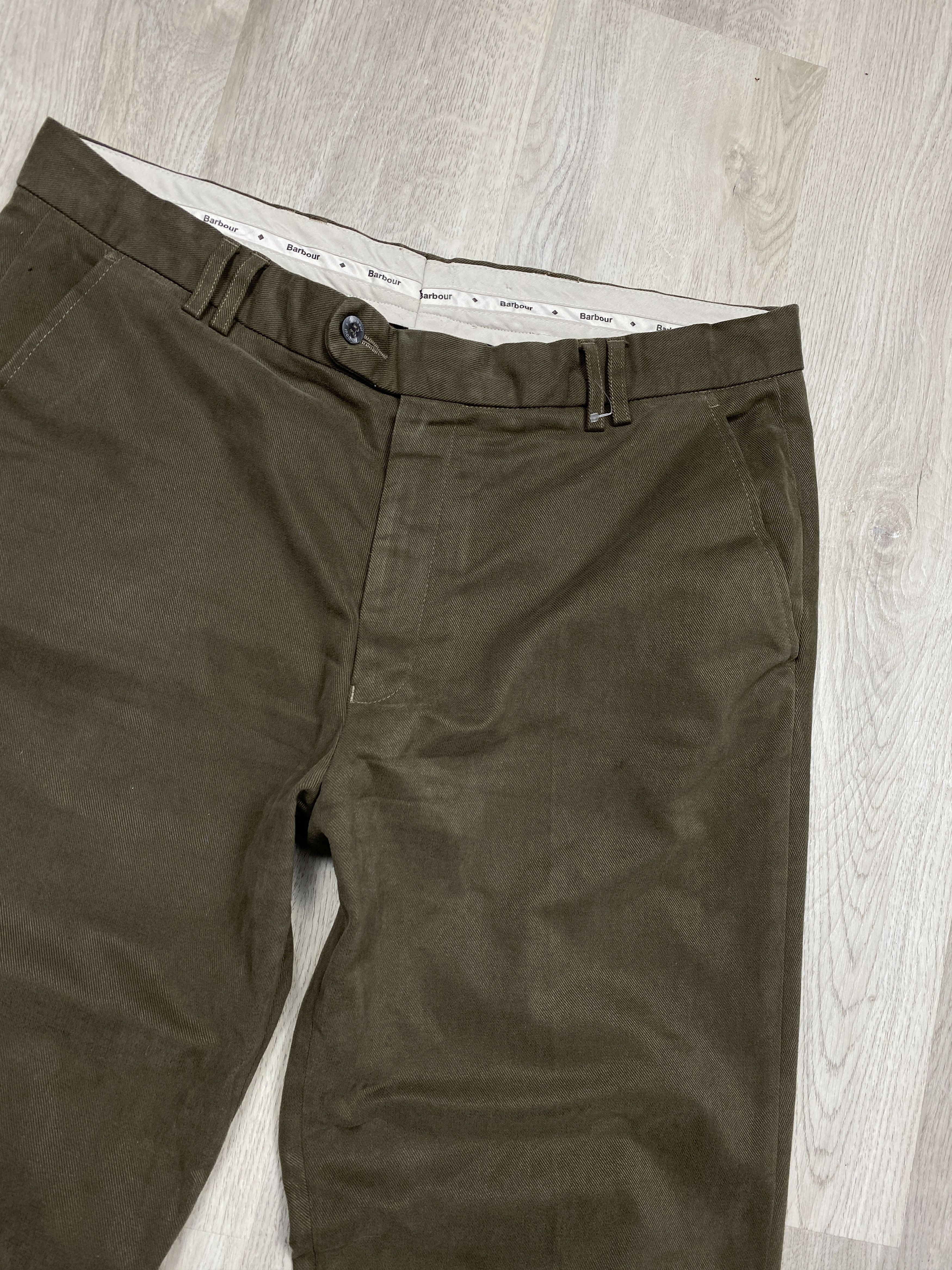 Barbour × Vintage Barbour Vintage Chino Pants Y2K Heavy Cotton Size US 36 / EU 52 - 2 Thumbnail