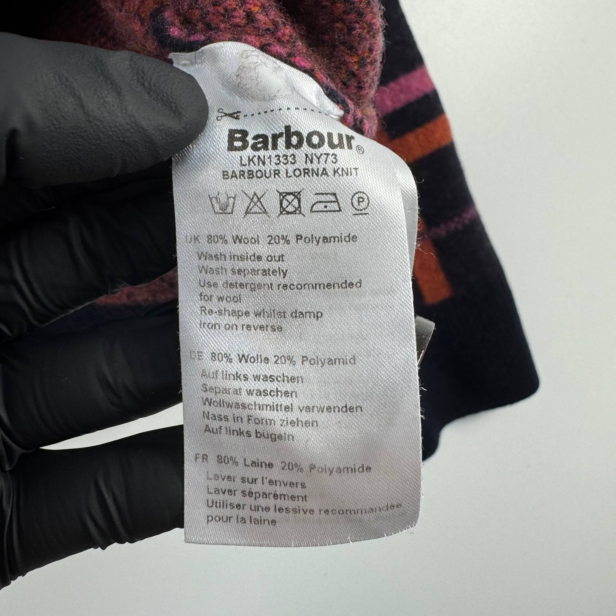 Barbour Barbour Plaid Wool Blend Cardigan Pink Navy Womens Size S Size S / US 4 / IT 40 - 6 Thumbnail