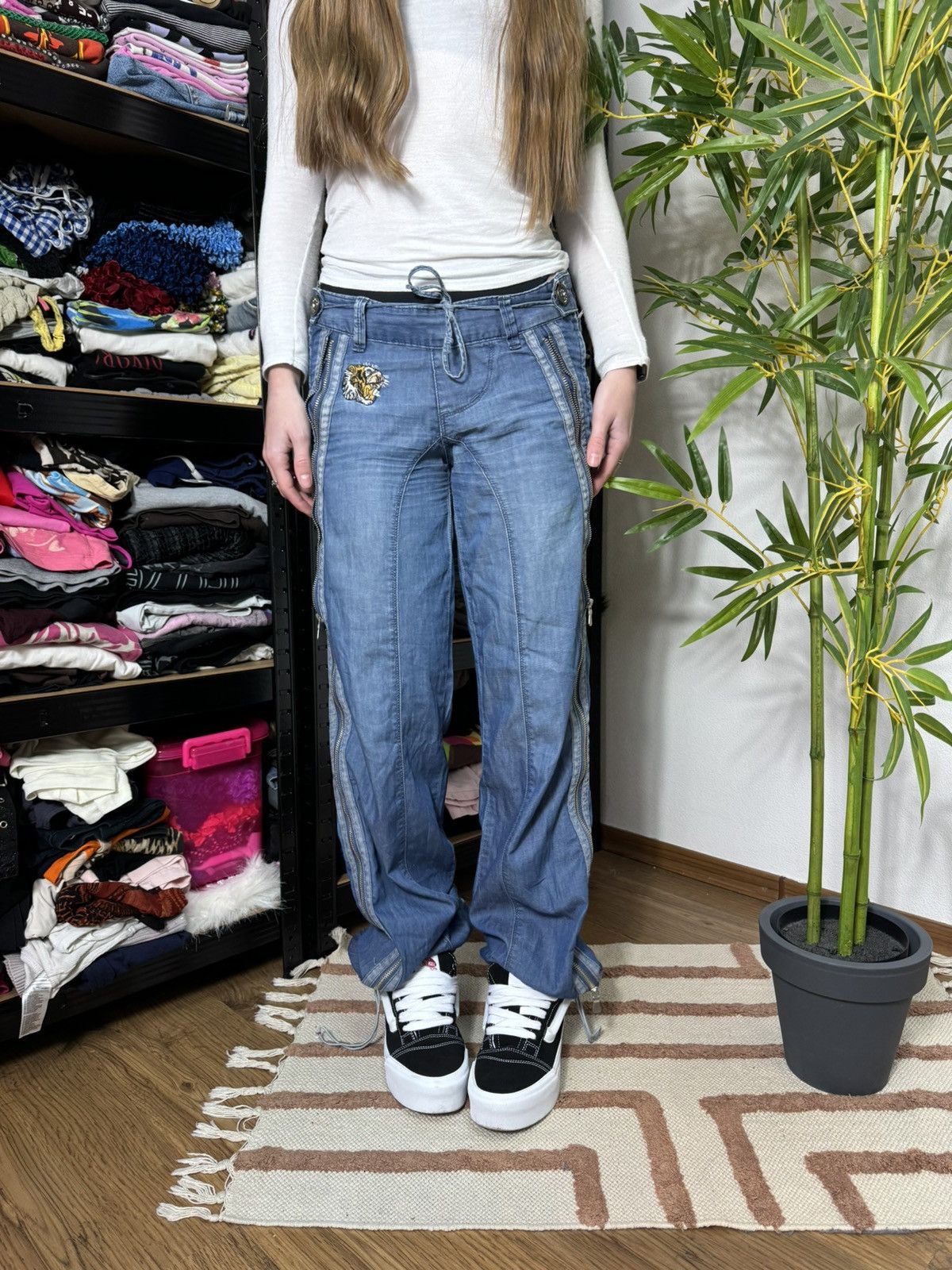 Diesel VINTAGE DIESEL DENIM ZIP JEANS Size 27" / US 4 / IT 40 - 8 Thumbnail