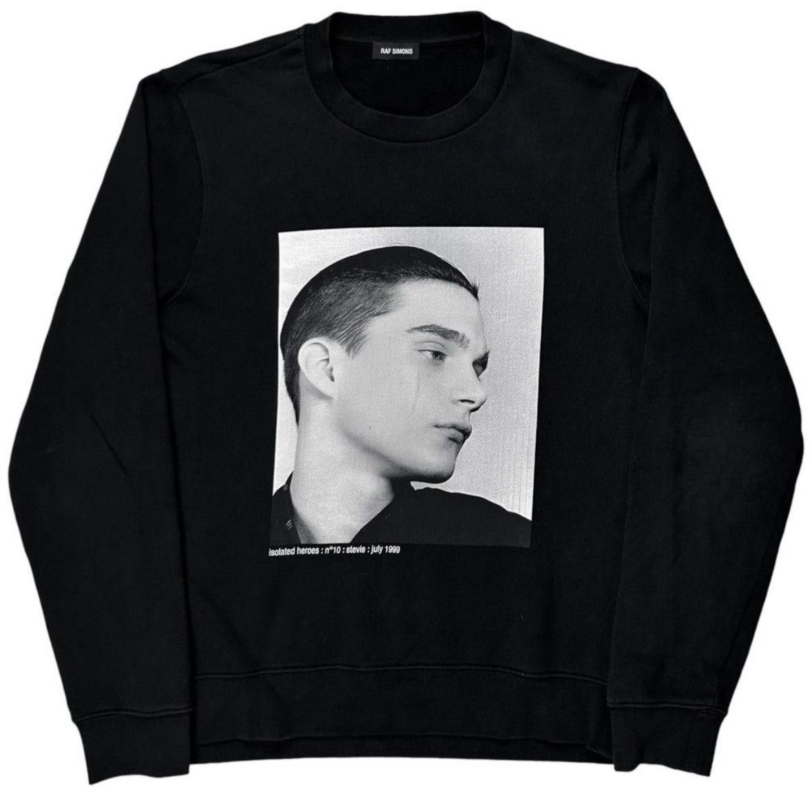 Raf Simons SS16 Isolated Heroes Crewneck Black