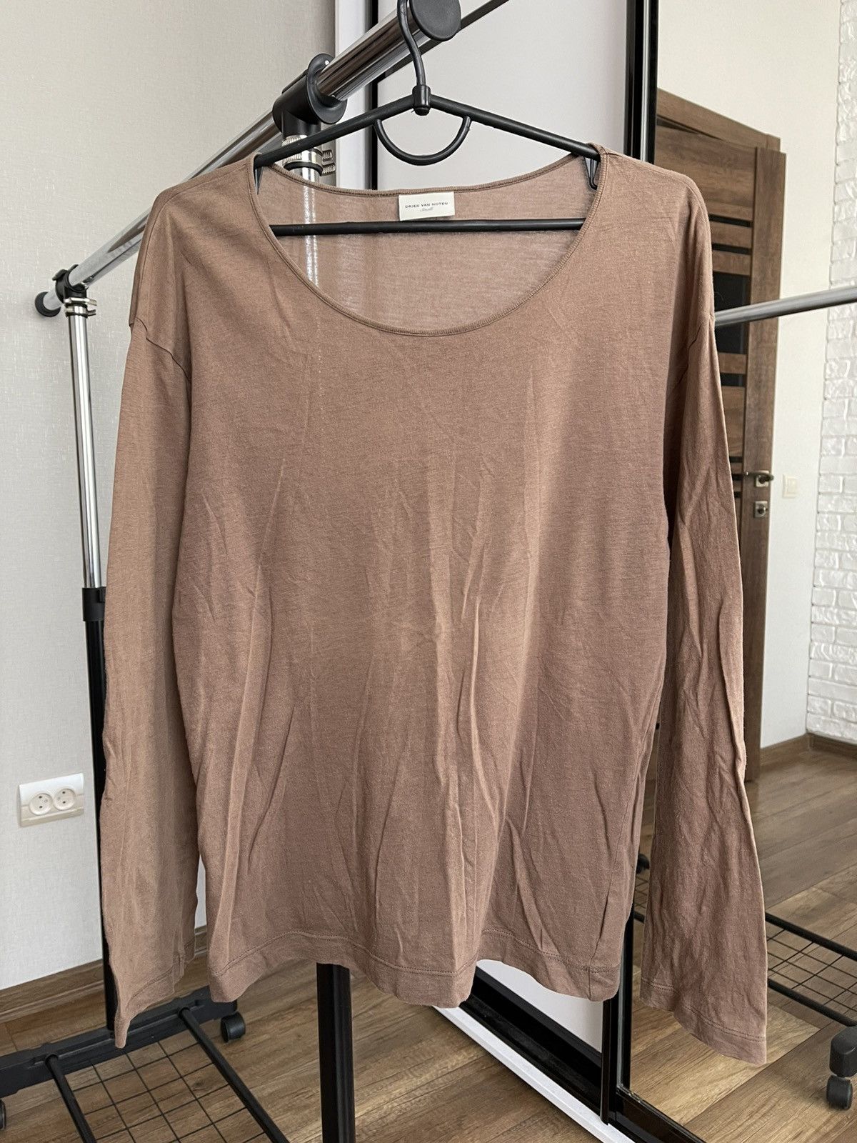 Dries Van Noten DRIES VAN NOTEN sheer draped T-shirt | Grailed