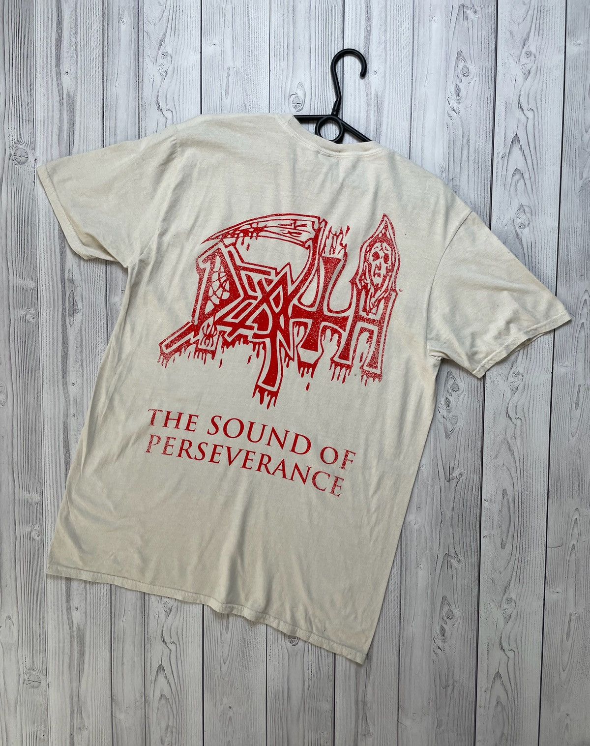 Band Tees Vintage Death Sound of perseverance rock tee Y2K metal L Size US L / EU 52-54 / 3 - 2 Thumbnail