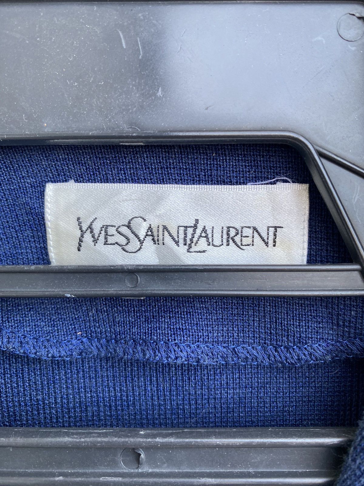 Vintage × Yves Saint Laurent Vtg 90s Yves Saint Laurent uniform blazer jacket golden trim Size M / US 6-8 / IT 42-44 - 7 Thumbnail