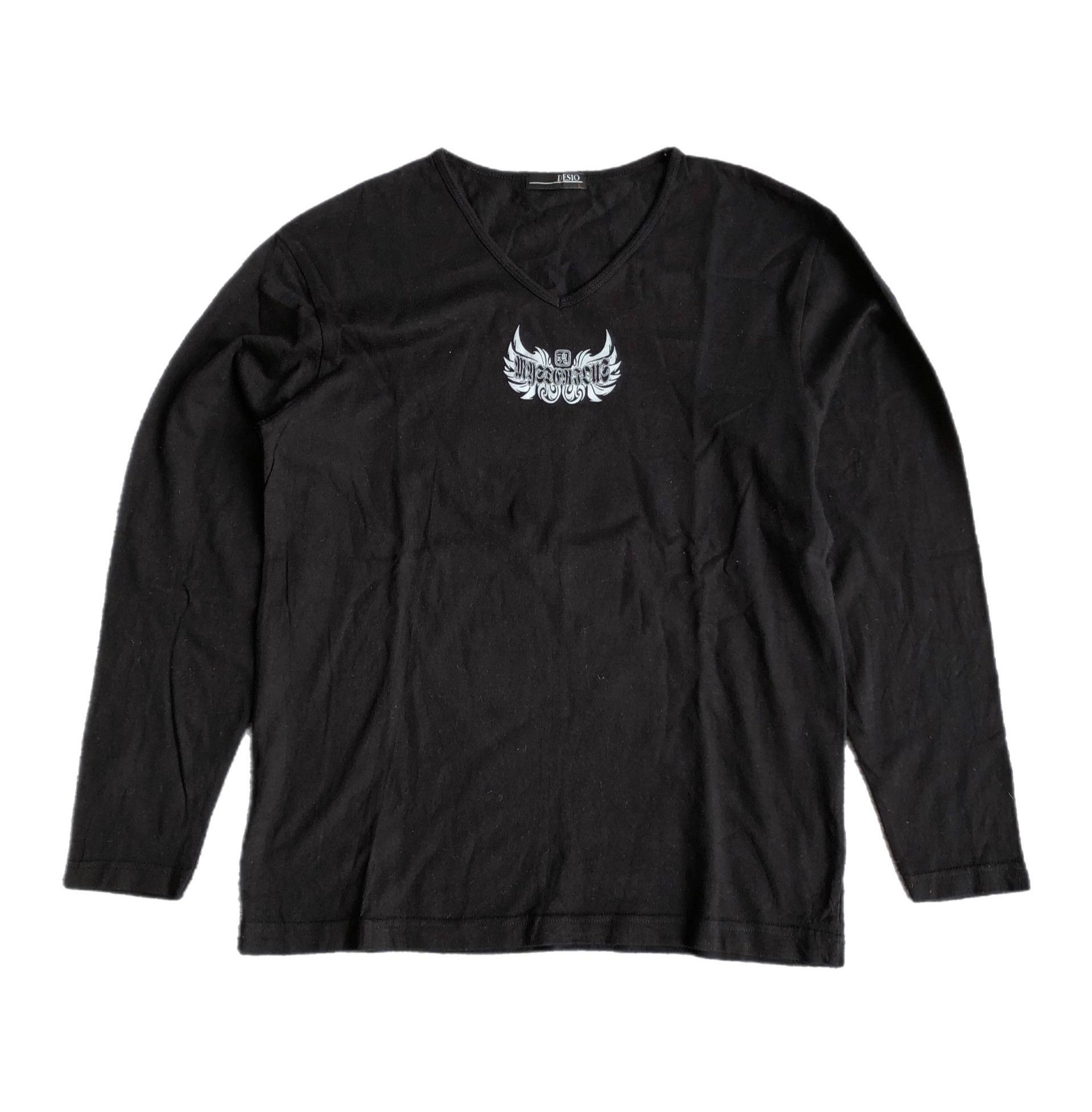 Japanese Brand Desio poem words tribal longsleeve Size US L / EU 52-54 / 3 - 2 Thumbnail