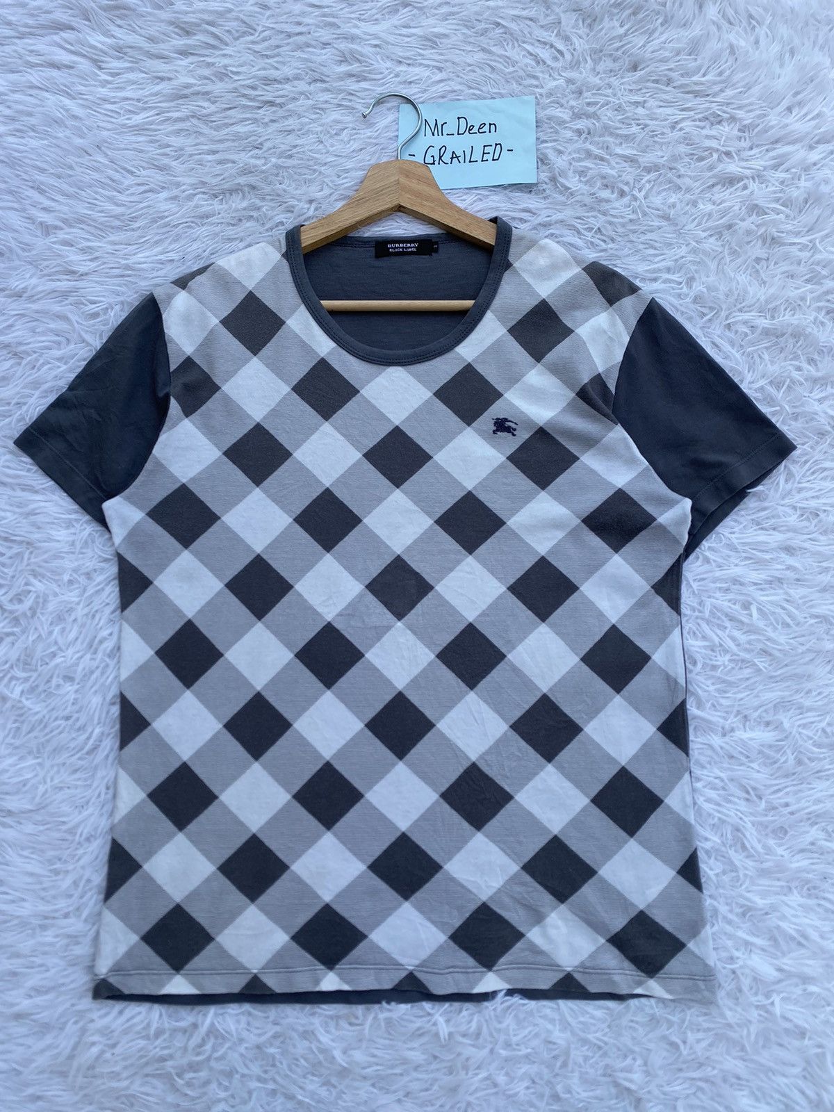 Burberry Rare Vintage Burberry Checkered Tshirt Size US M / EU 48-50 / 2 - 1 Thumbnail