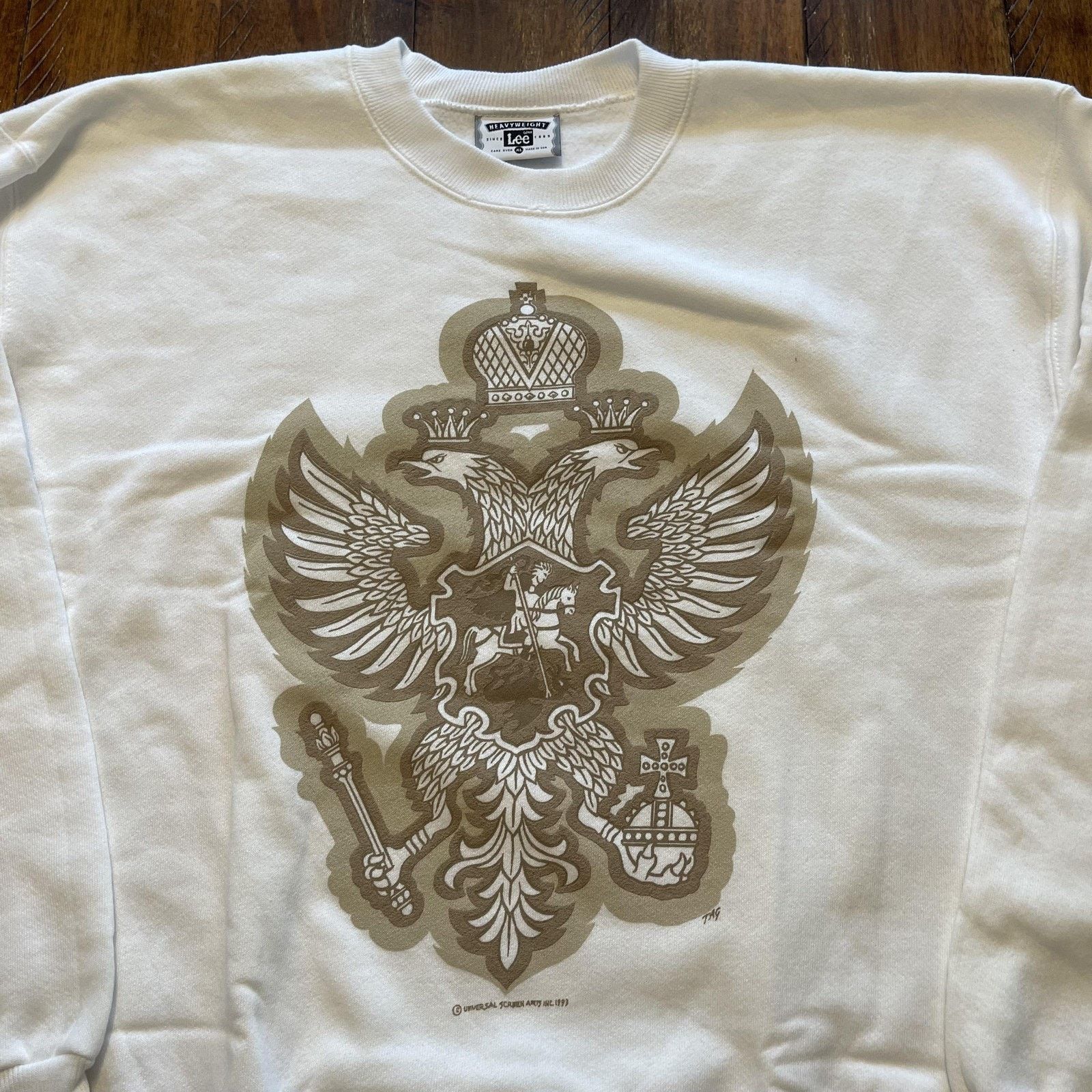 Lee Vtg Lee Sweatshirt Mens XL Crewneck Double Eagle USA 90s Size US XL / EU 56 / 4 - 3 Thumbnail