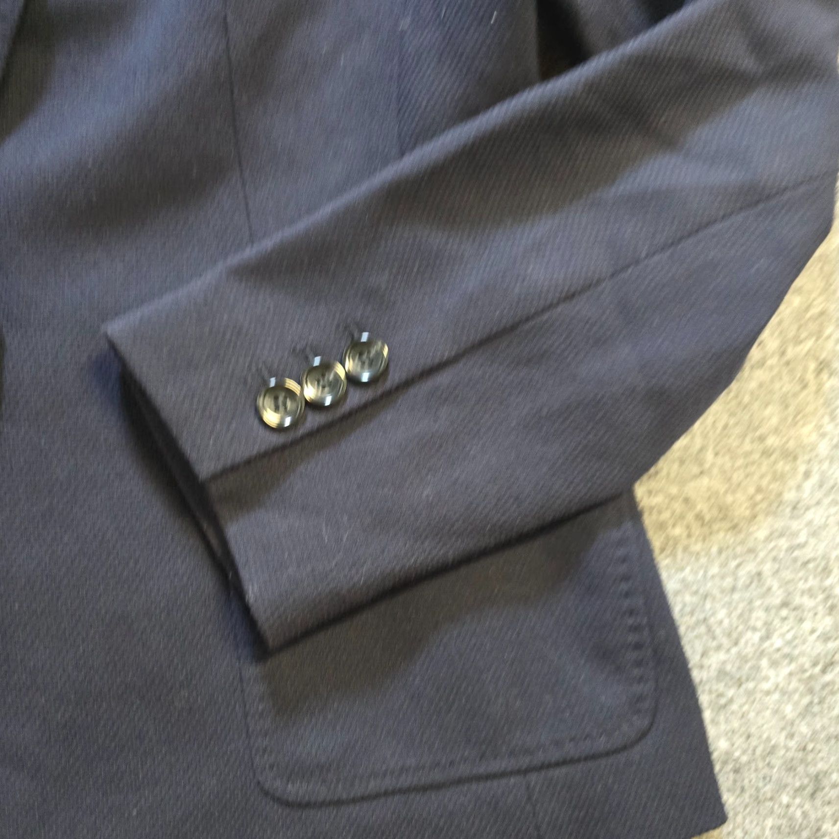 Talbots Talbots Blazer Womens Size 12 Blue One Button Long Sleeve Career Casual Jacket Size XL / US 12-14 / IT 48-50 - 4 Thumbnail