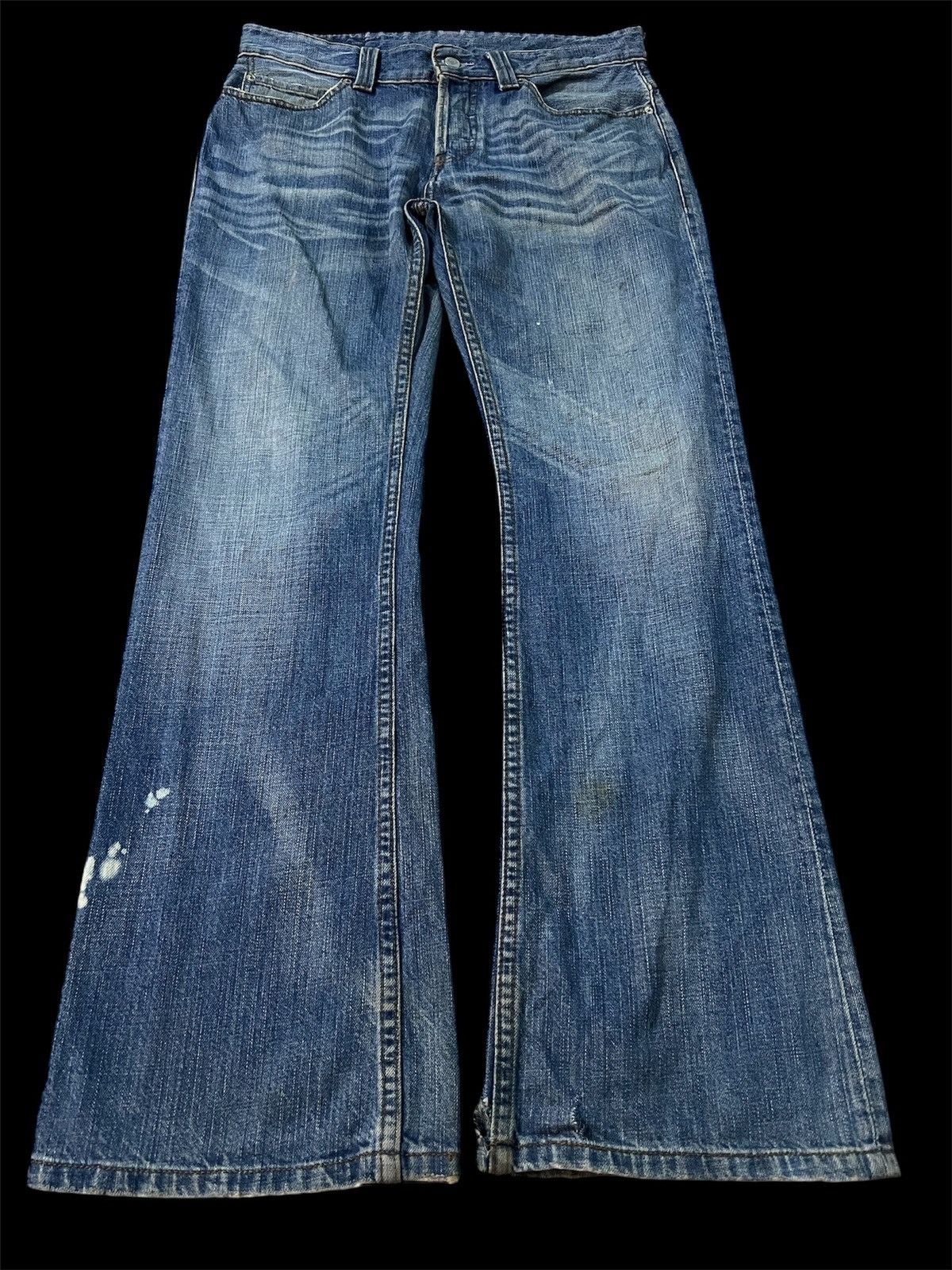 Levi's 💥FLARE💥VINTAGE LEVIS 512 DISTRESSED JEANS VERY RARE Size US 32 / EU 48 - 1 Thumbnail