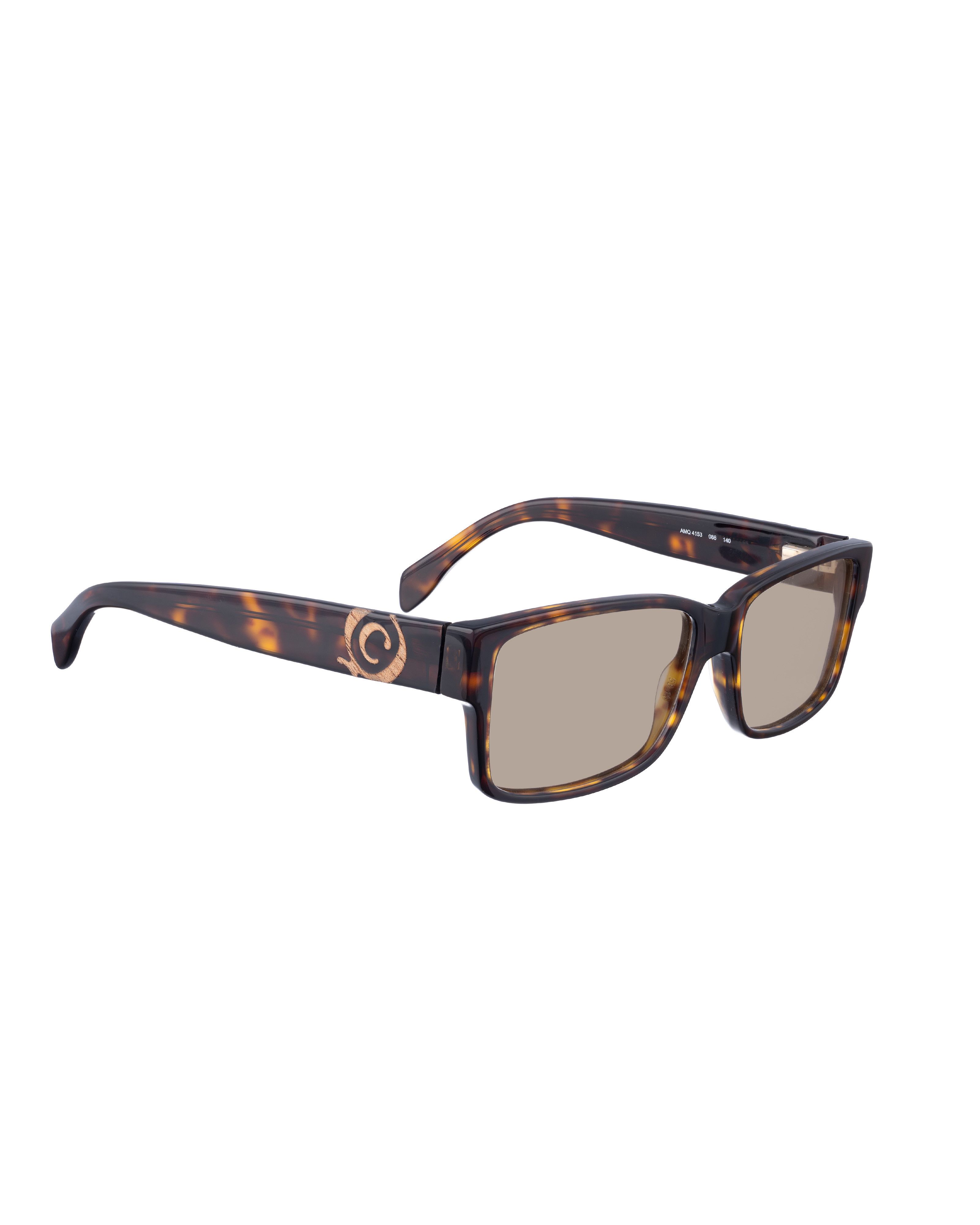 Alexander McQueen Alexander McQueen '00s Bold Nerdy Havana Sunglasses Size ONE SIZE - 1 Thumbnail