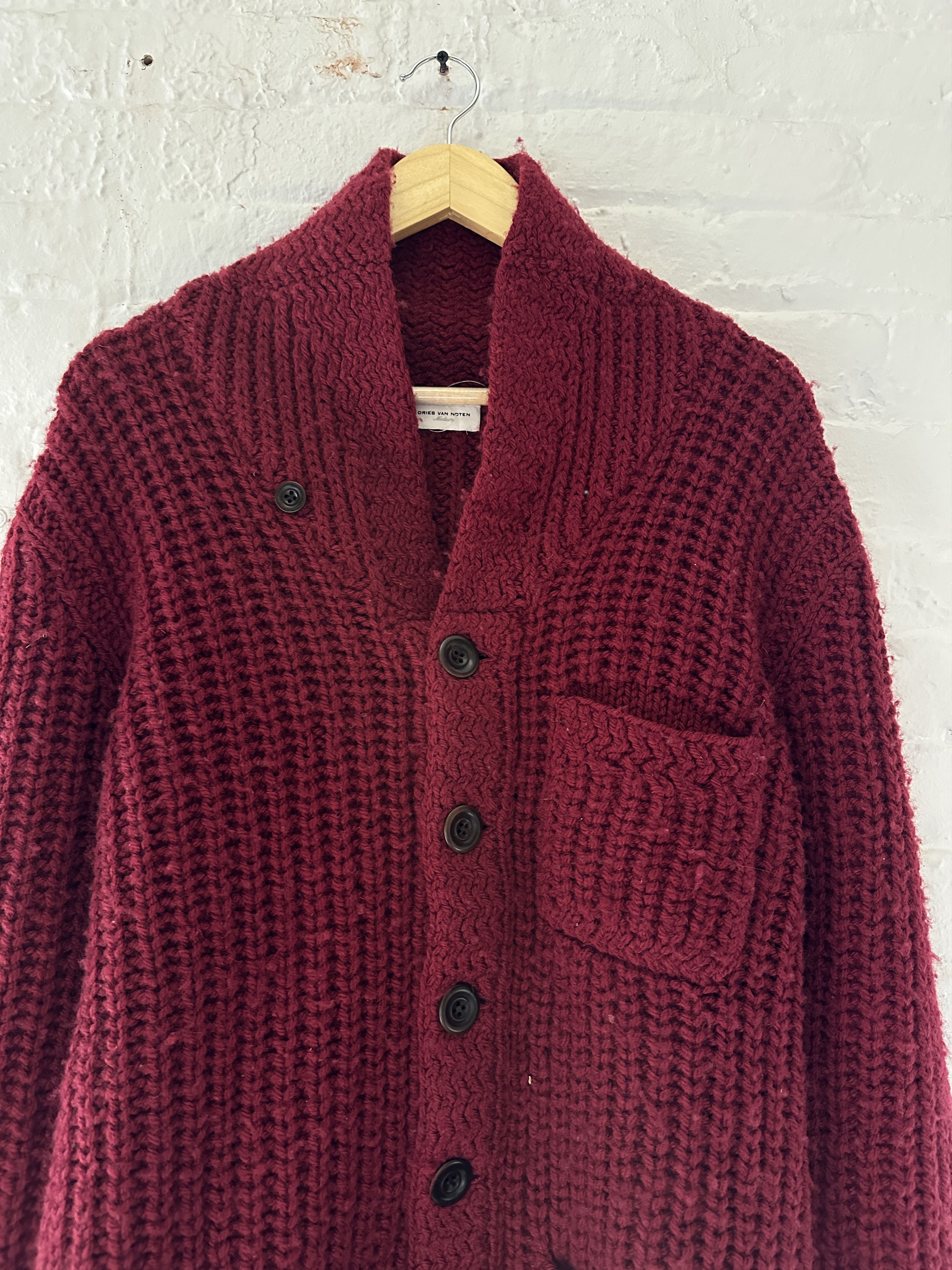 Dries Van Noten Dries Van Noten Chunky Knit Cardigan Size US S / EU 44-46 / 1 - 3 Thumbnail