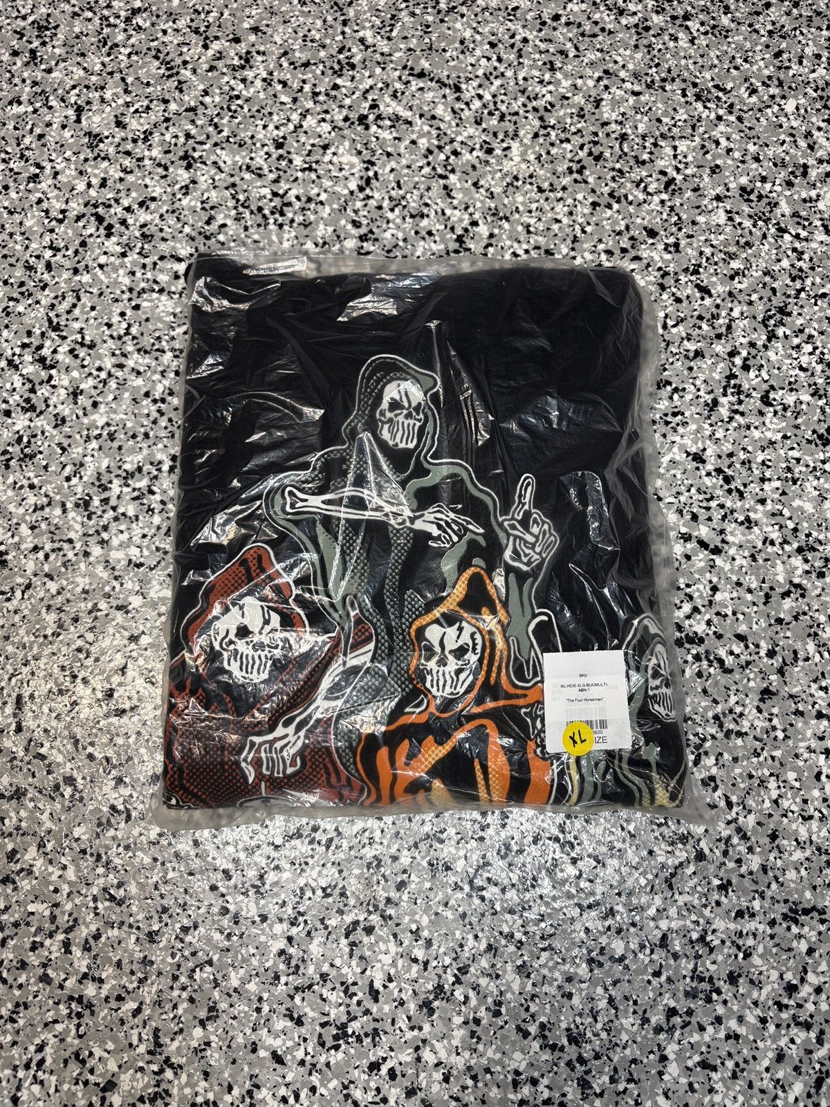 Warren Lotas 2020 Warren Lotas Black “The Four Horsemen” Hoodie Size XL Size US XL / EU 56 / 4 - 4 Thumbnail