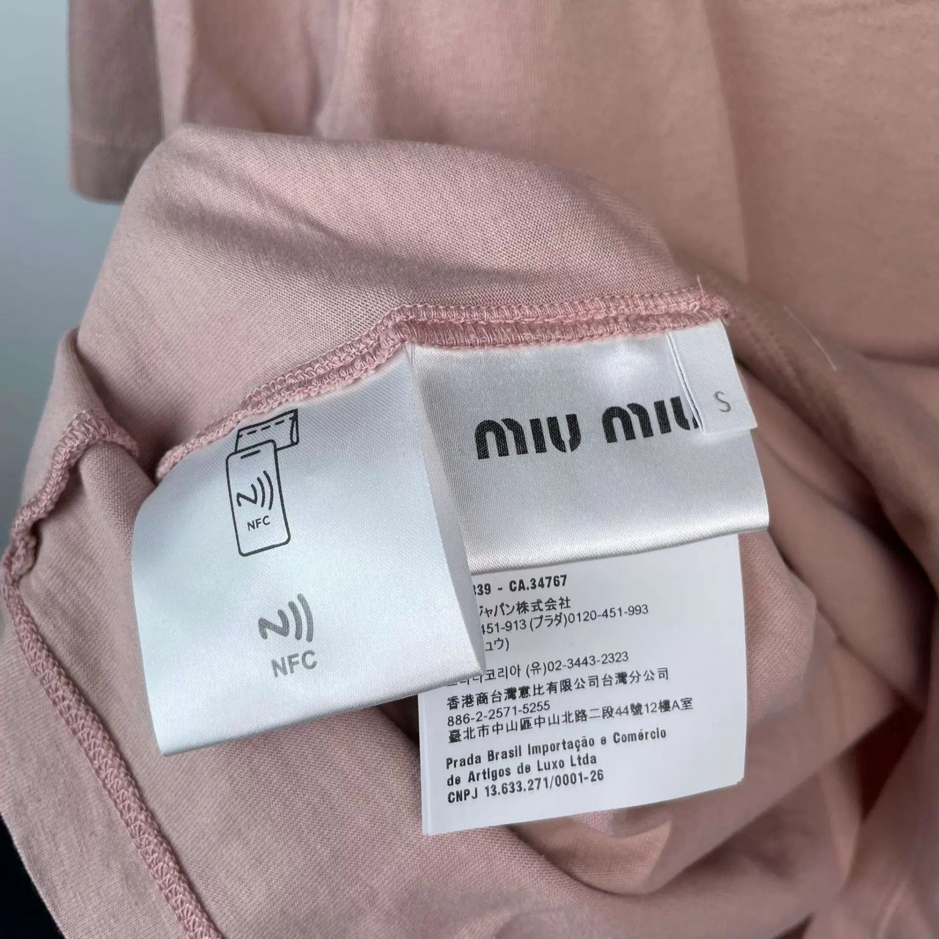 Miu Miu Miu Miu 95 New linen-cotton distressed short pink S Size S / US 4 / IT 40 - 4 Thumbnail